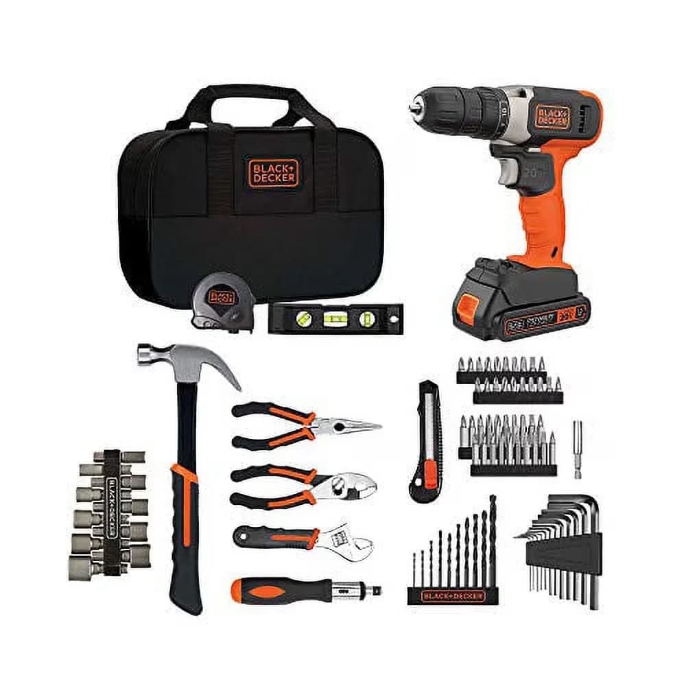 Premium Drills Driver with Battery, 20V, Easy To Control - Black - Residential Grade Model EA7BEA