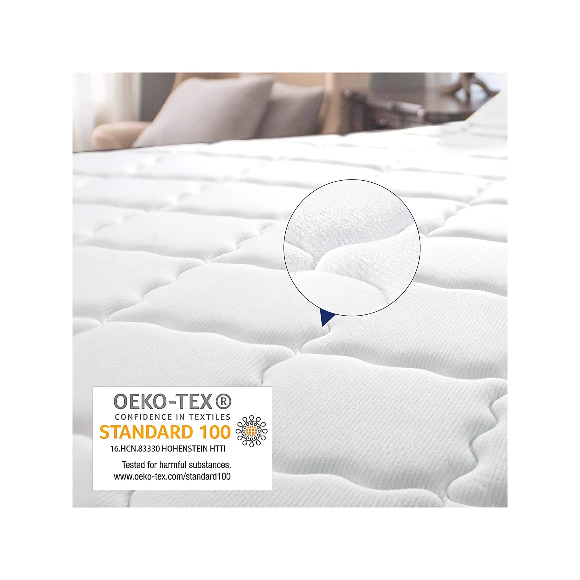 Mattresses Accessory Stylish with Mattress-In-A-Box, 10 Inch Hybrid Mattress Twin - White Memory Foam Model 754D0A