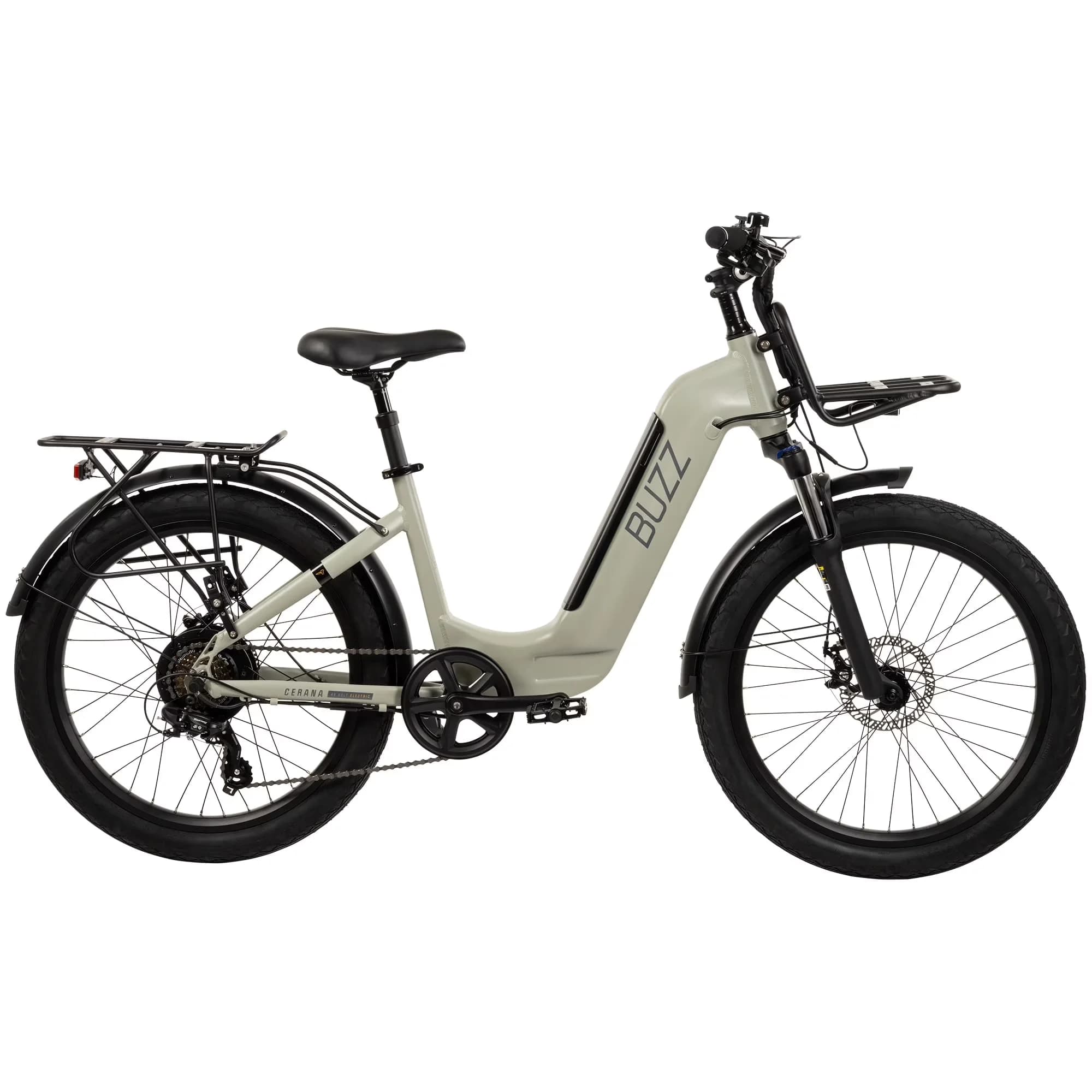 Sleek Electric Bike with Battery, 48V, Fits Riders 60"+ - Black - Compact and Portable Model 1ED4BD