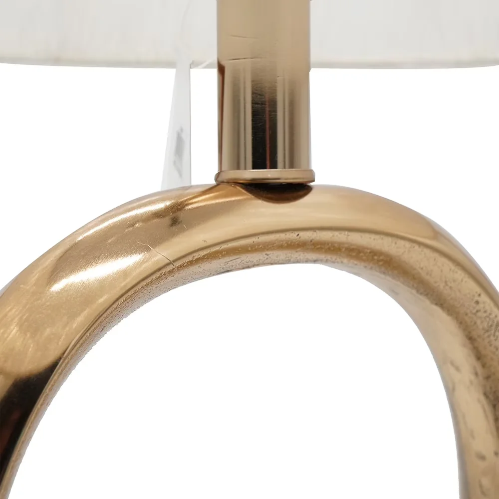 Lamp Premium with Battery, Art Deco, Accent Lamps - Aluminum, Marble Gold, Beige, Multicolor Model CD3600