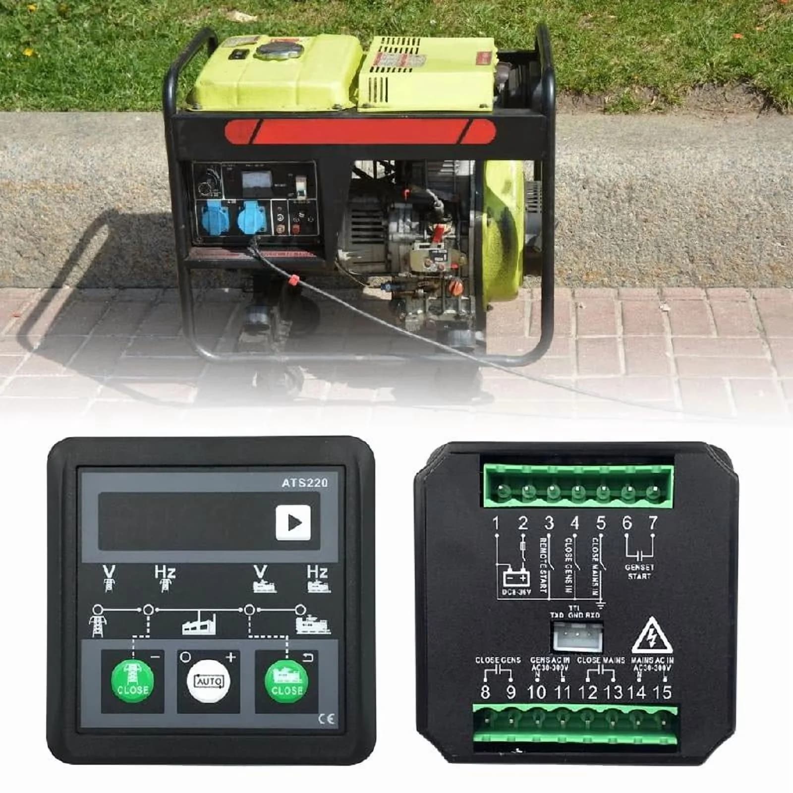 Essential Generator with LED - ATS220 - Residential Grade Model 44158C