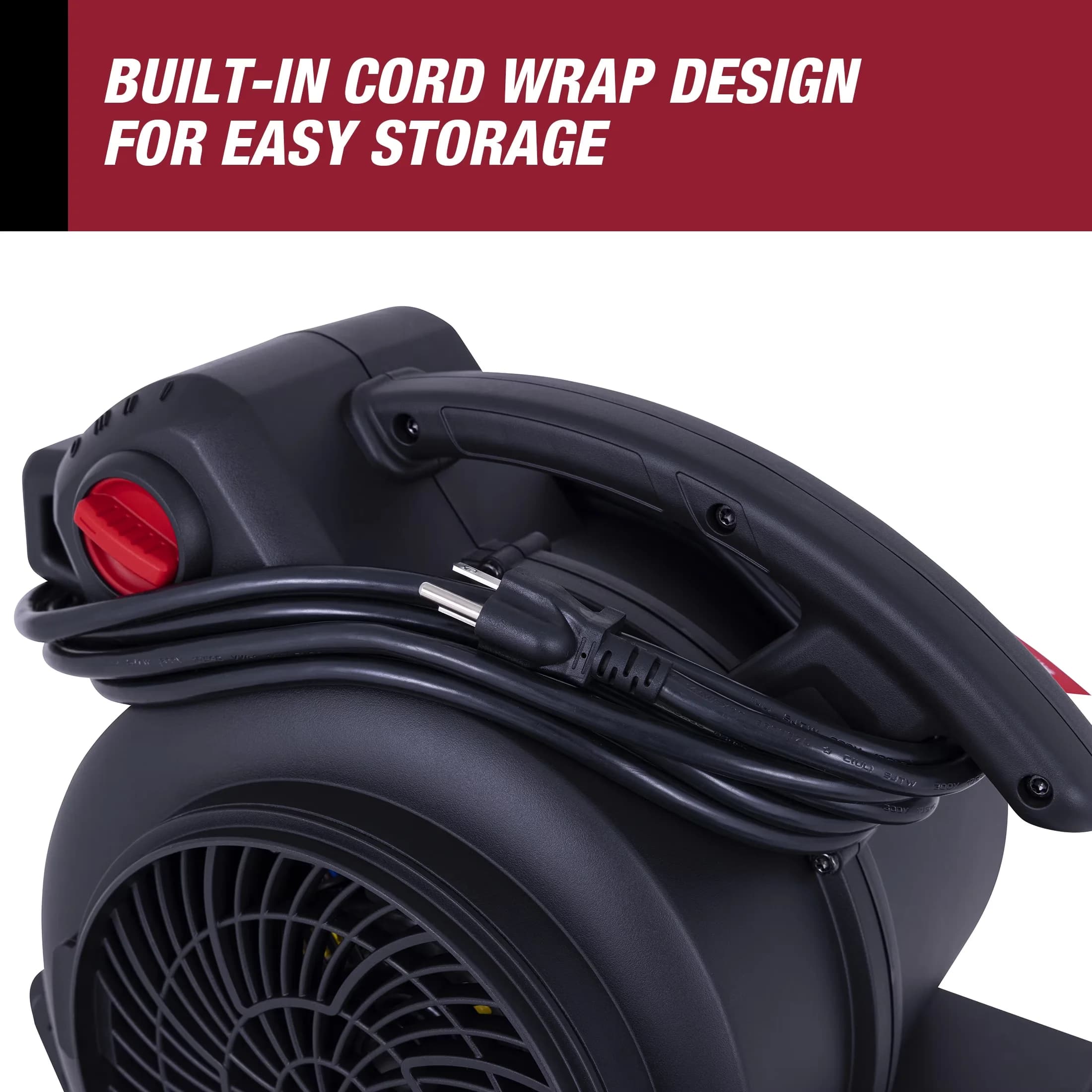 Classic Fans In Cooling with Tilt Mechanism, 1/3 HP 1200 CFM Air Mover Blower Fan - Black Plastic Model DEEB7A