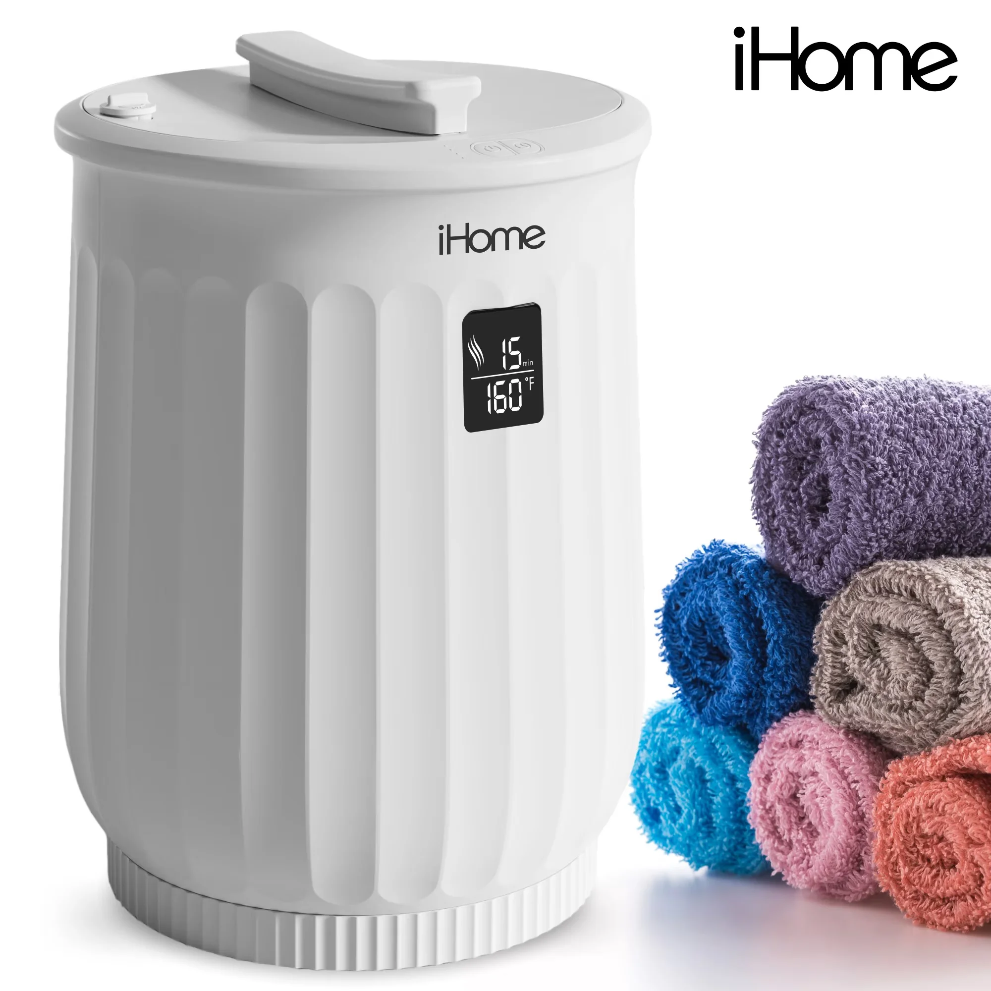 Compact Bathroom Renovation with 400W, On/Off Indicator Light, 20L Towel Warmer Bucket - White Model 22C775
