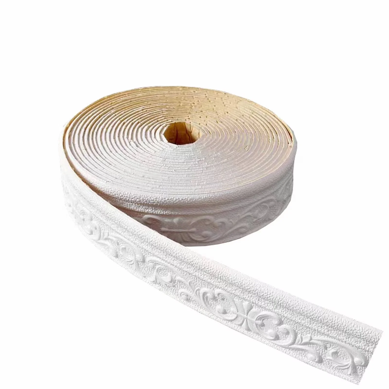 Durable Wallpaper Wall Decals Wall Covering with Stain Resistant, Flexible - Pvc White Model A06373