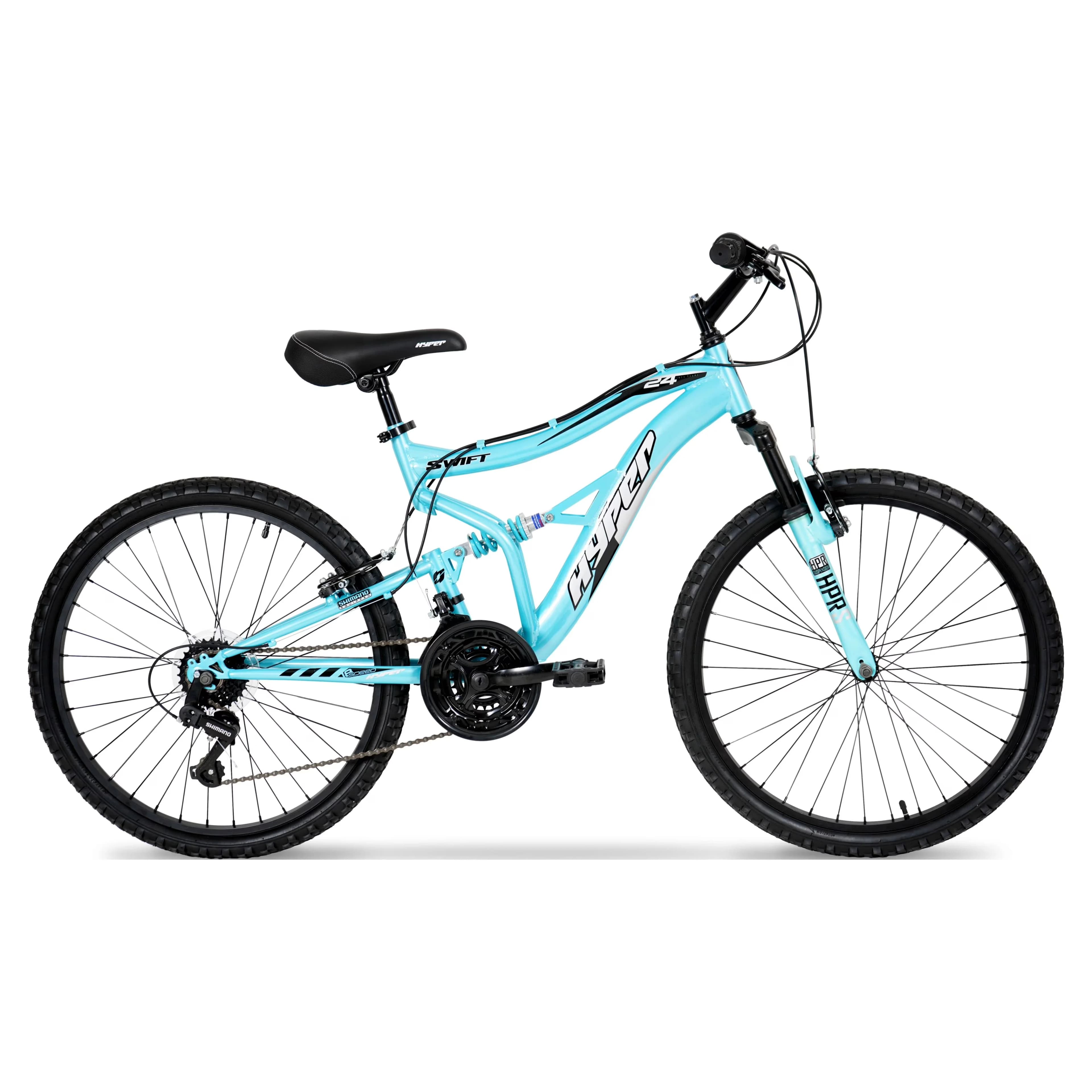 Innovative Mountain Bike with Adjustable Seat Height, Female Child Rider Height: 4'6" - 5'6", Blue - Blue Model 937BDF