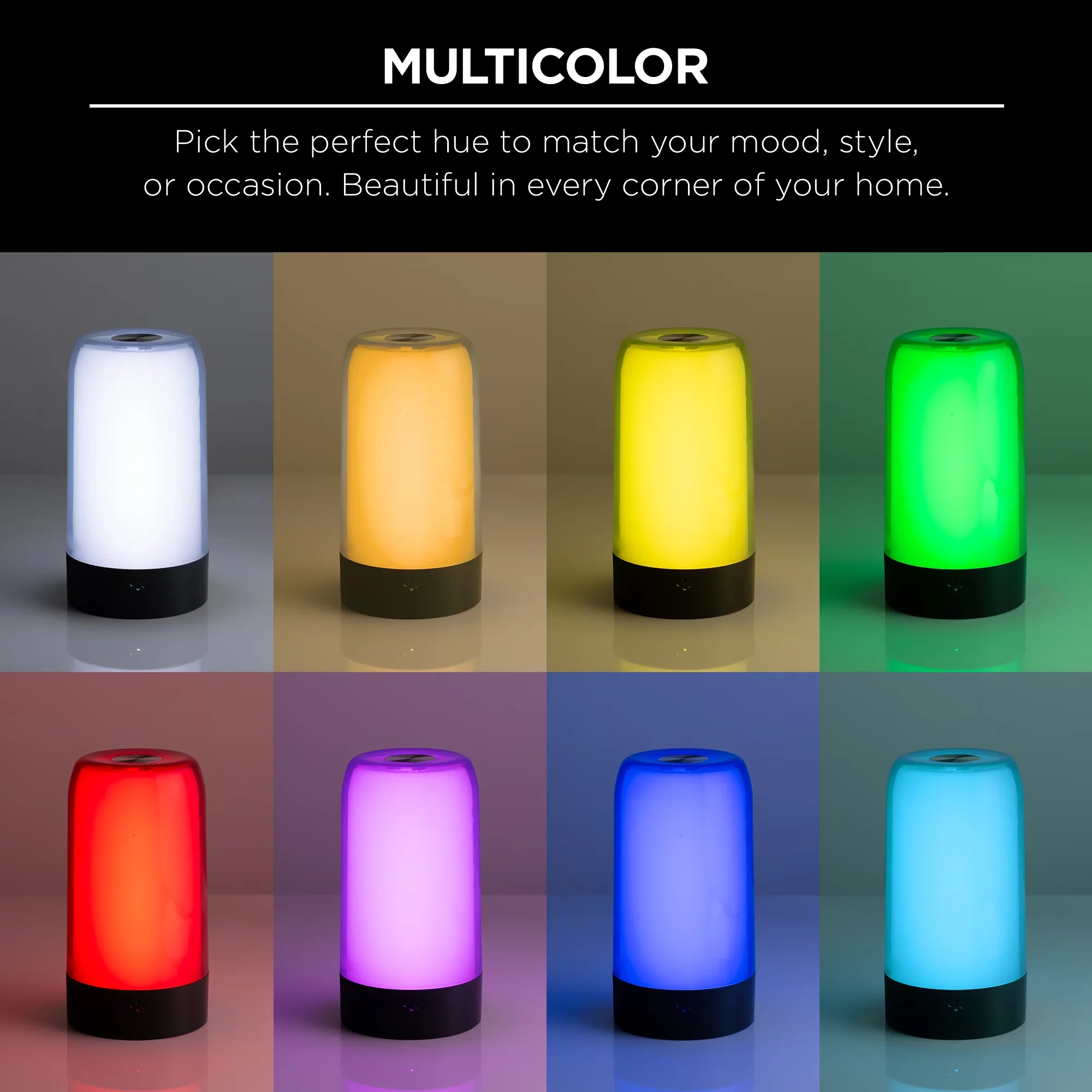 Professional Lamp with LED, Standard Lamps, Sound Reactive Modes - Multicolor Plastic Model EABAF9