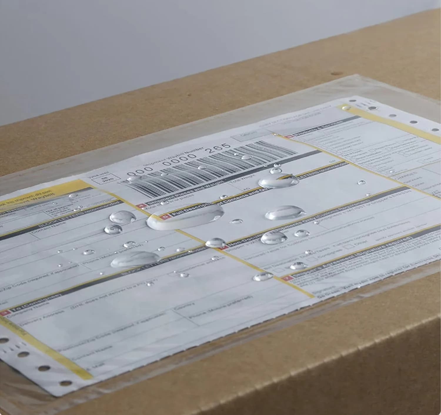 Efficient Moving with 100 Pack Clear Packing Slip Pouches, Adhesive - Clear Model EA9B09