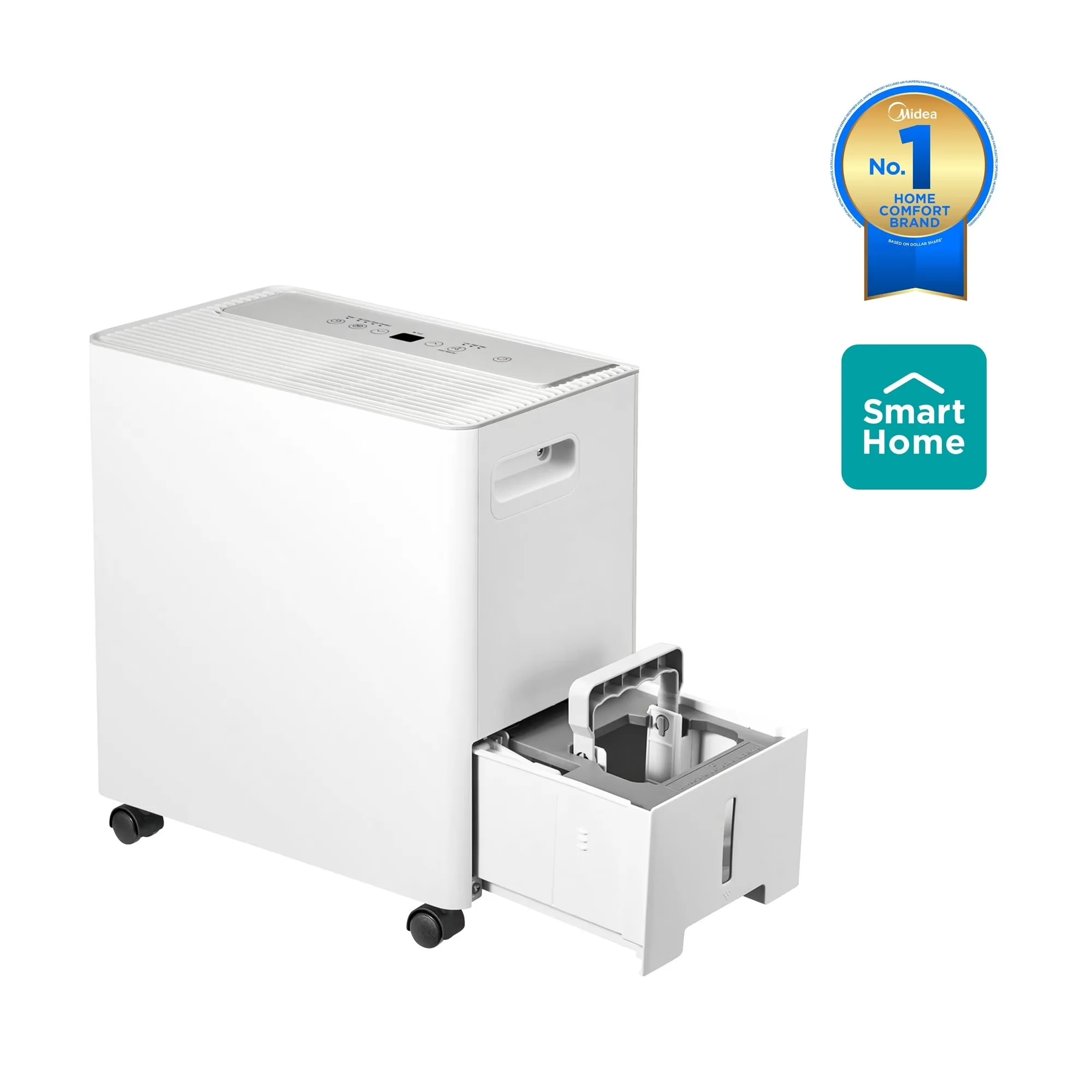 Dehumidifier Essential with Smart Technology Capable, Wireless Technology - White for Rooms Model 3F131E
