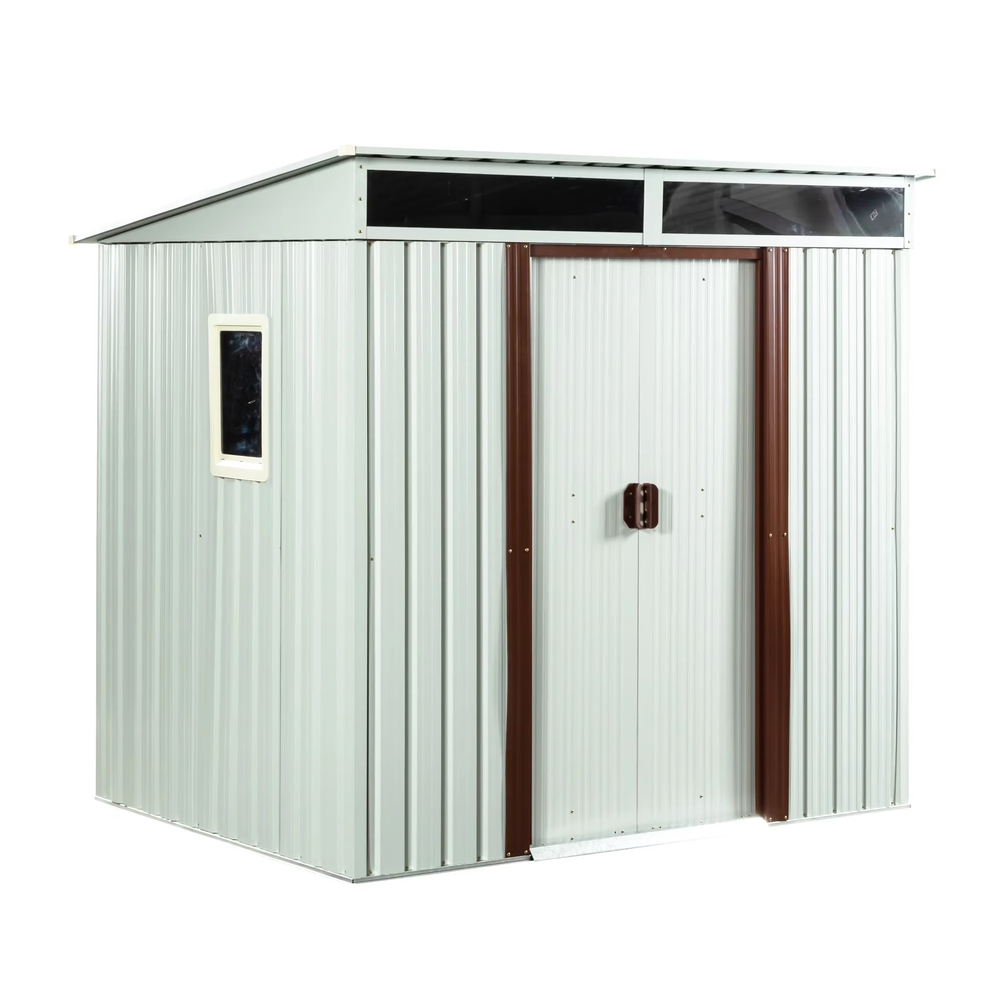 Essential Shed with Uv Resistant, Sturdy Garden - White Abs for Outdoor Model C99555