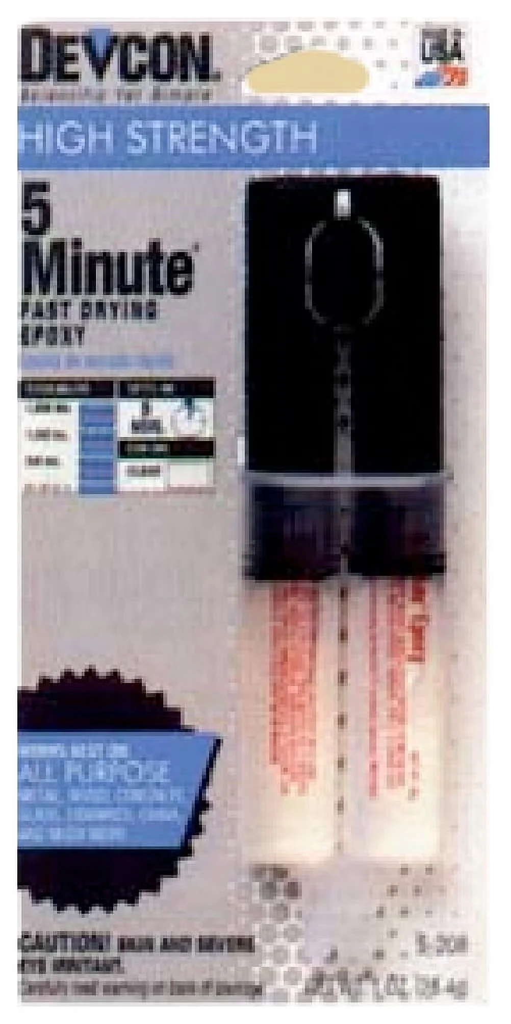 Classic Adhesives Glues In Paint Supplies Tool with Quick Drying, Home 5 Minute High Strength Epoxy .84 oz, nute High Streng - Clear... Model 026766