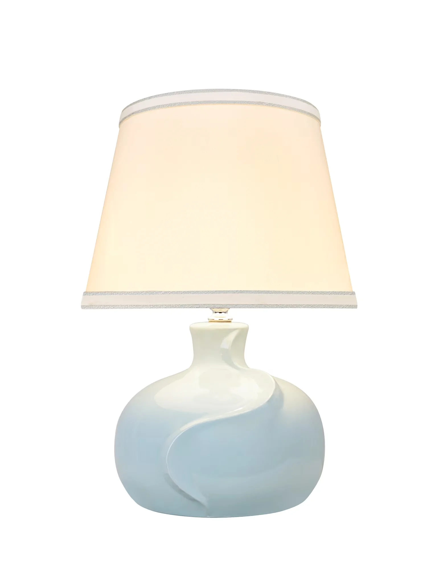 Table Lamp Sleek with Incandescent, Accent Lamps, 14-1/2" H Ceramic in Mint - Ceramic Blue Model A7BAE0
