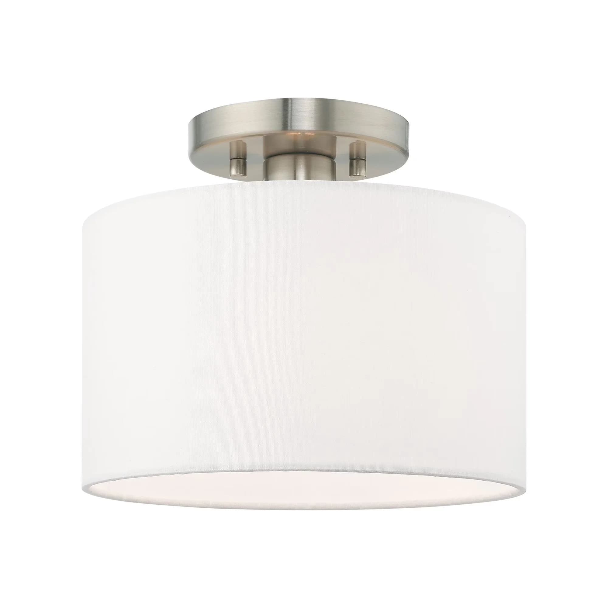 Innovative Ceiling Lights Fixture with Incandescent, Transitional - Steel Silver Model 09619B