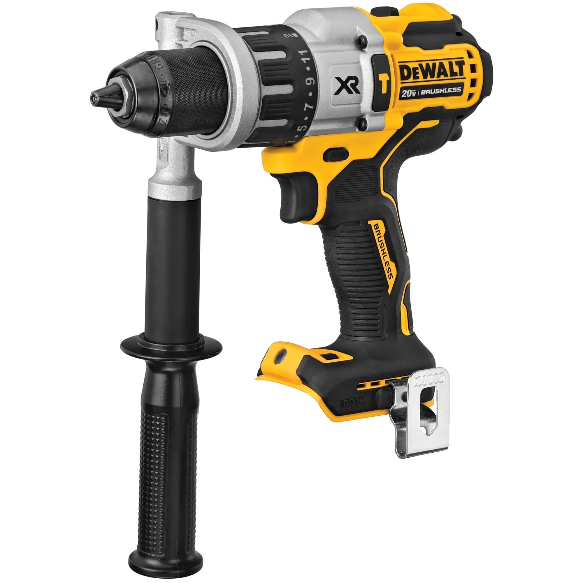 Stylish Drills Driver with Battery, 20V, Brushless Motor - Yellow One Size Model 57E951
