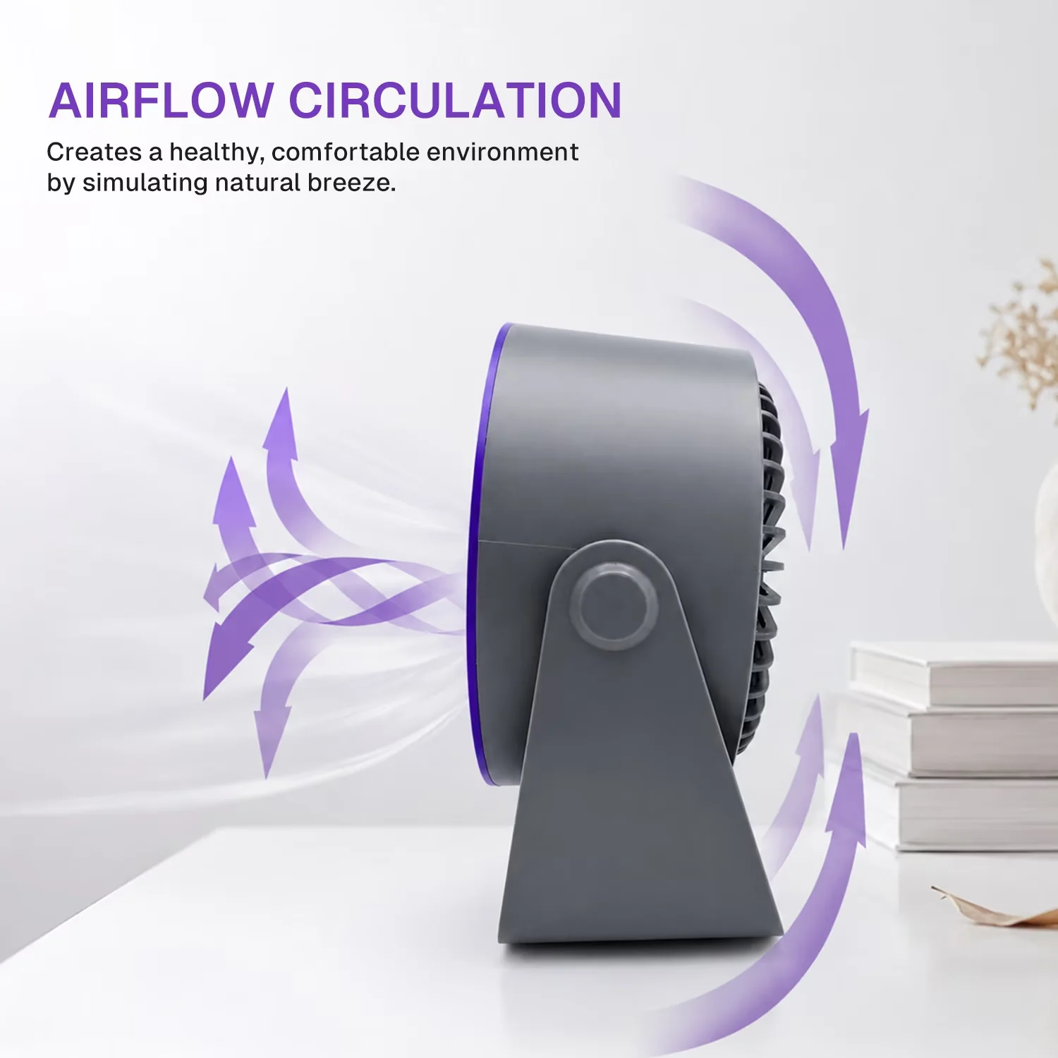 Professional Fans In Cooling with Battery, LED, Led Display - Black Abs+Pc+Electronic Components Model 5EE605