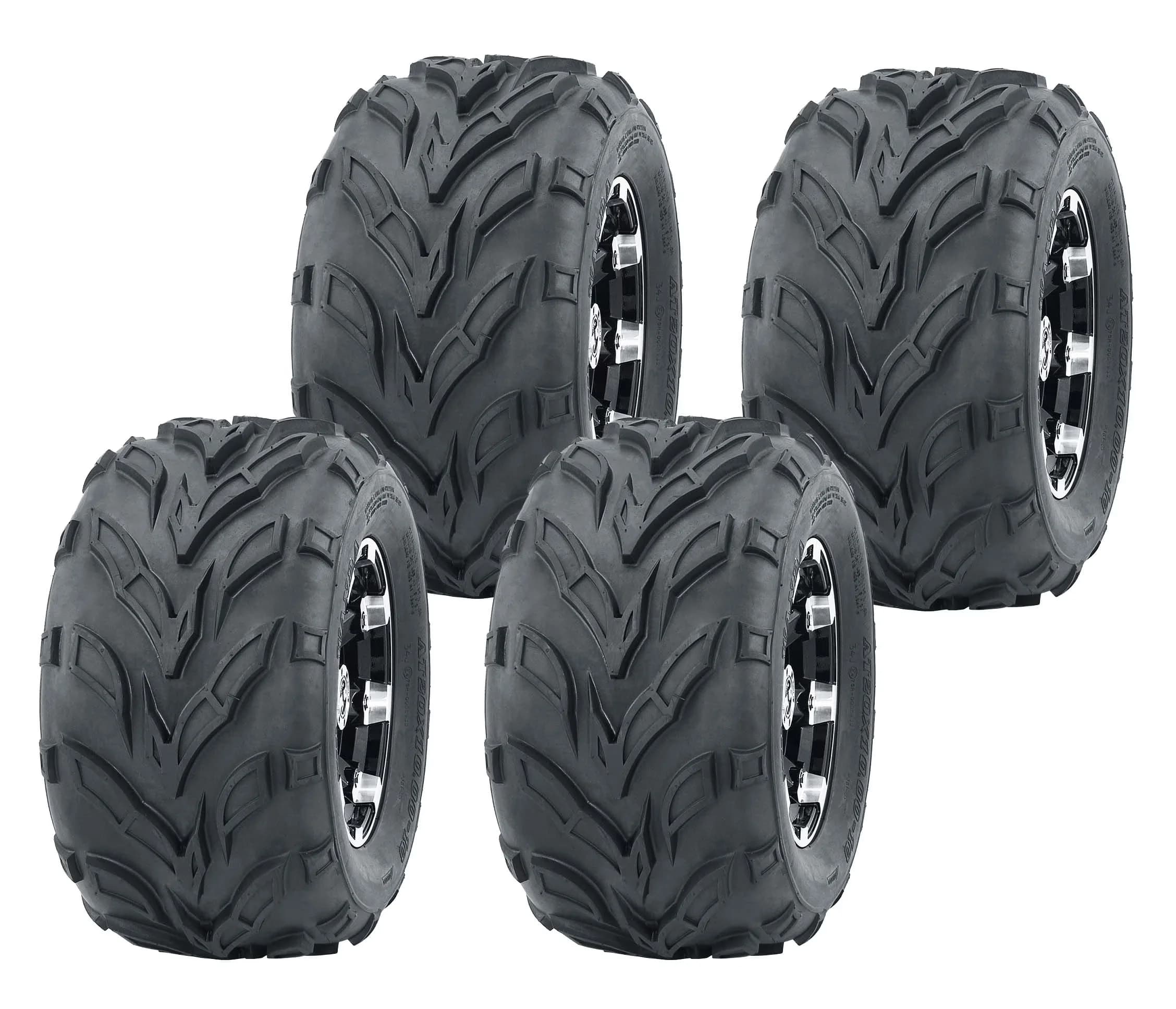 Modern Atv Tire with Ideal for mud, snow and sand;, Widely spaced tread bars shed mud;, Tire Specifications Tire Size: 145/70-6 - Model 6FB517