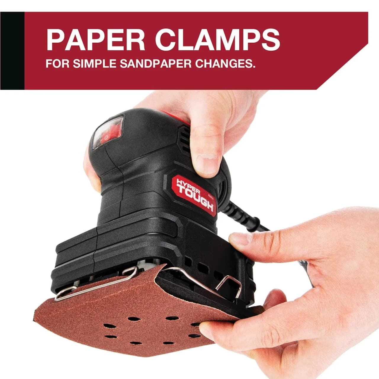 Pro Tool Innovative with Compact Design, New Condition, 2 Amp Corded 1/4 Sheet Palm Sander - Model B42621
