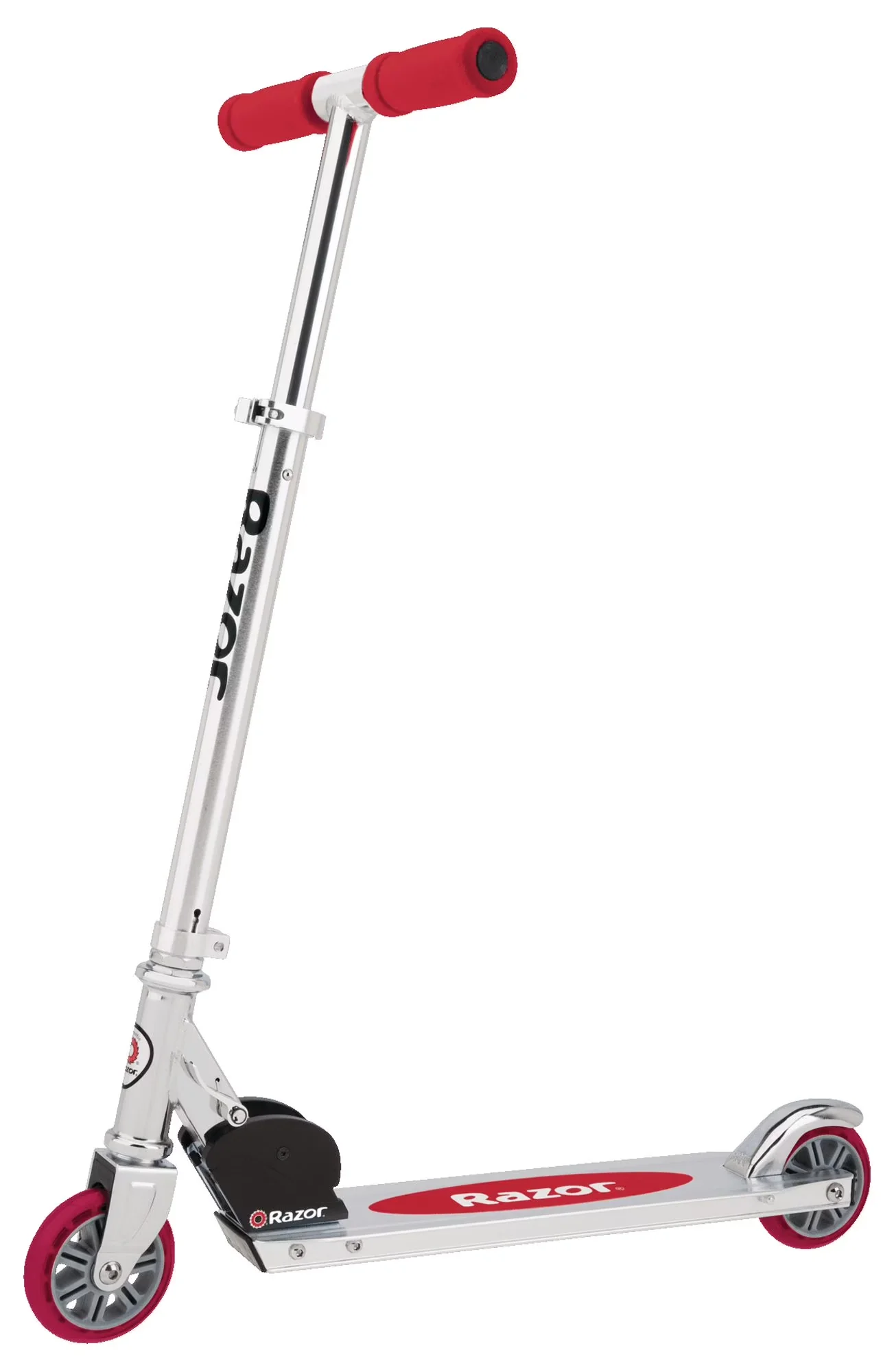 Scooter Efficient with A Kick - Aluminum Red - Contemporary Style Model 168FF0