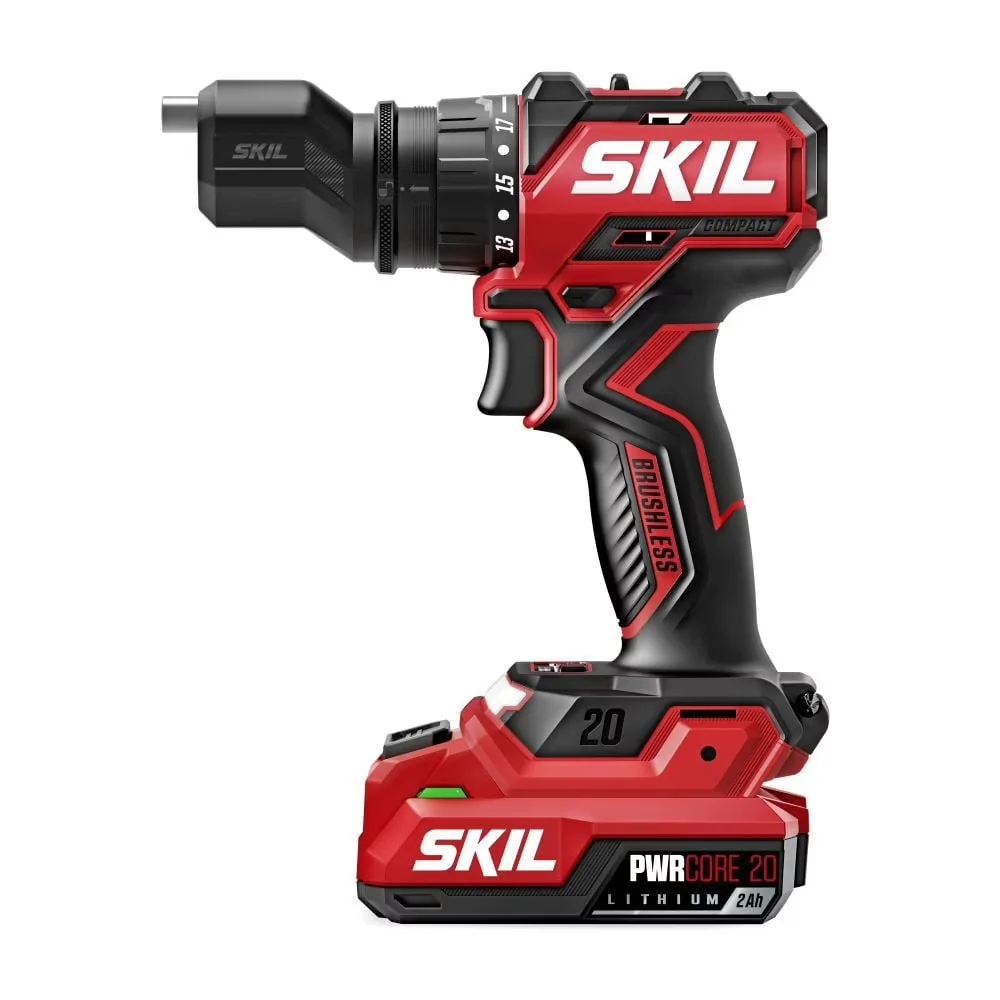 Reliable Drills Driver with Battery, 20V - Red - Universal Fit Model CAD1C2