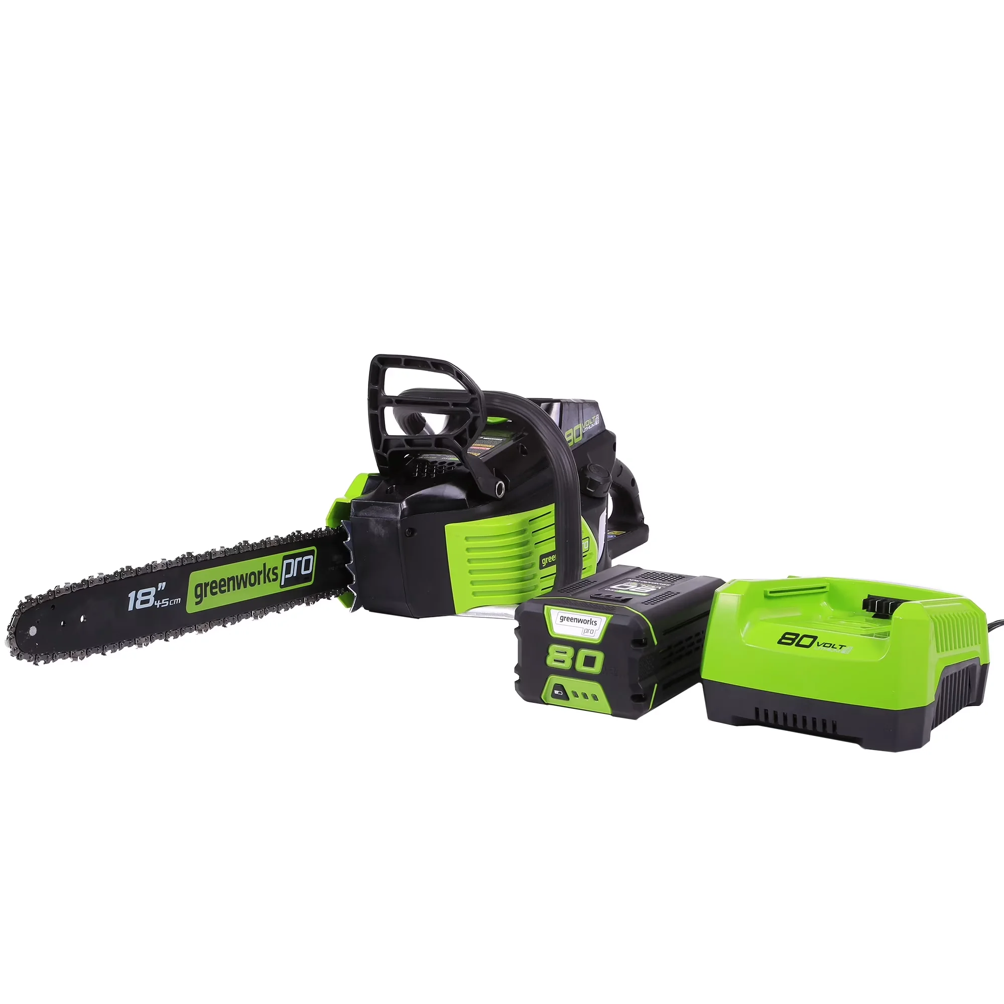 Reliable Chainsaw with Battery, 80V, 80V 18" for Everyday Use - Model 2ECC75