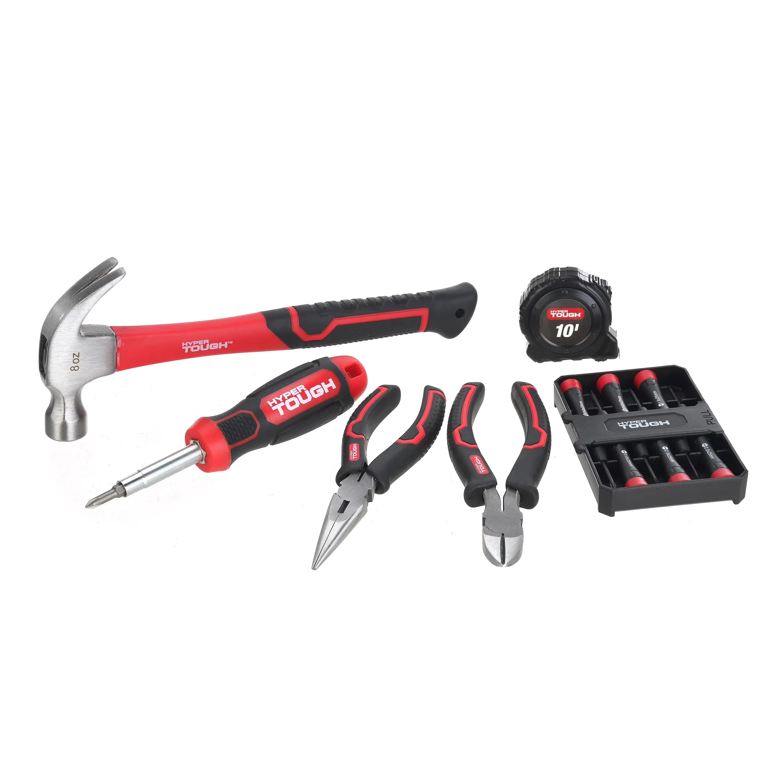 Essential Hand Tool Set with Easy Care, Ergonomic comfort grip handles., 11 Piece Home Repair Kit - Black Model CF27C1