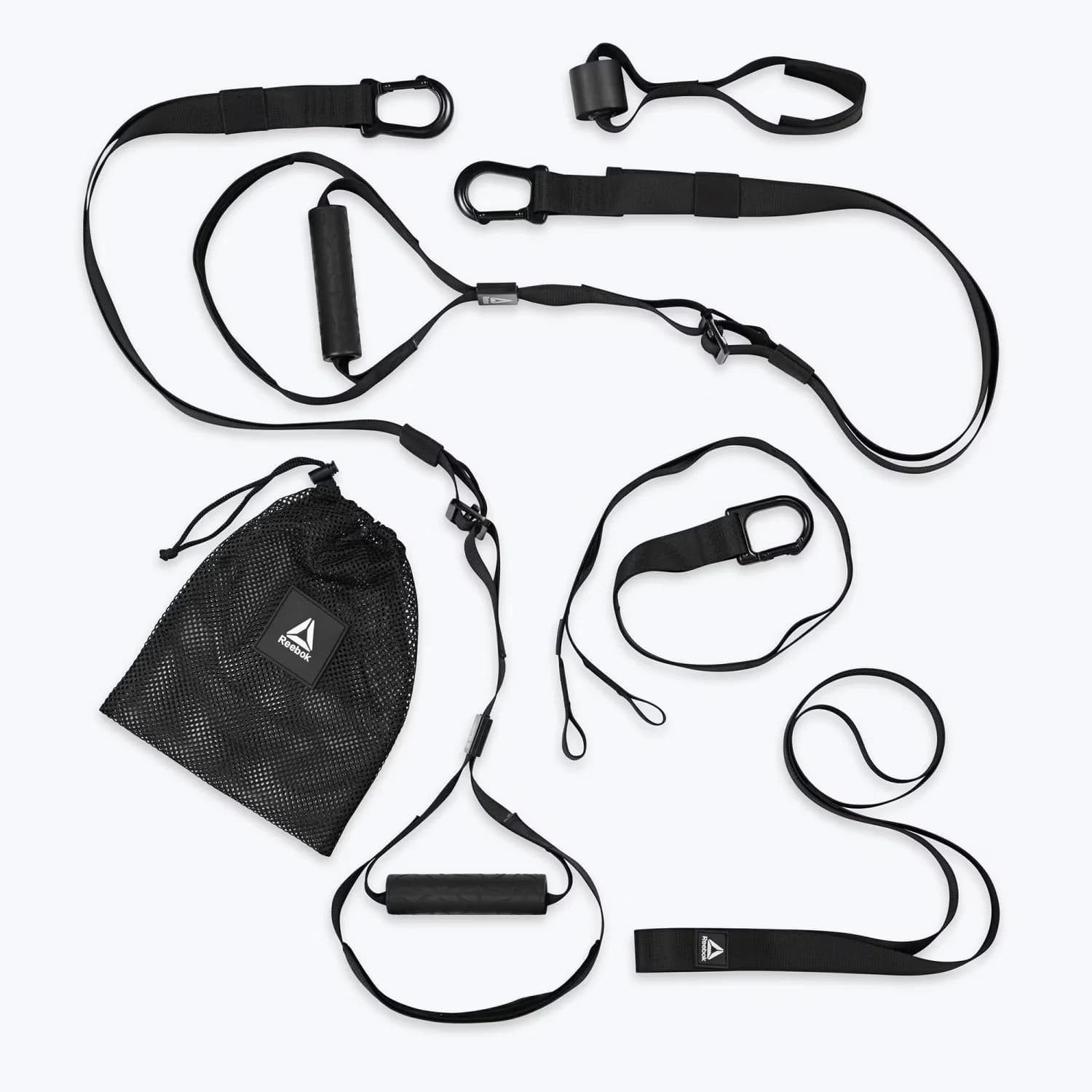 Essential Home Gym Accessory with Performance Bodyweight Training Kit - Black Nylon, Pvc Model F5781A