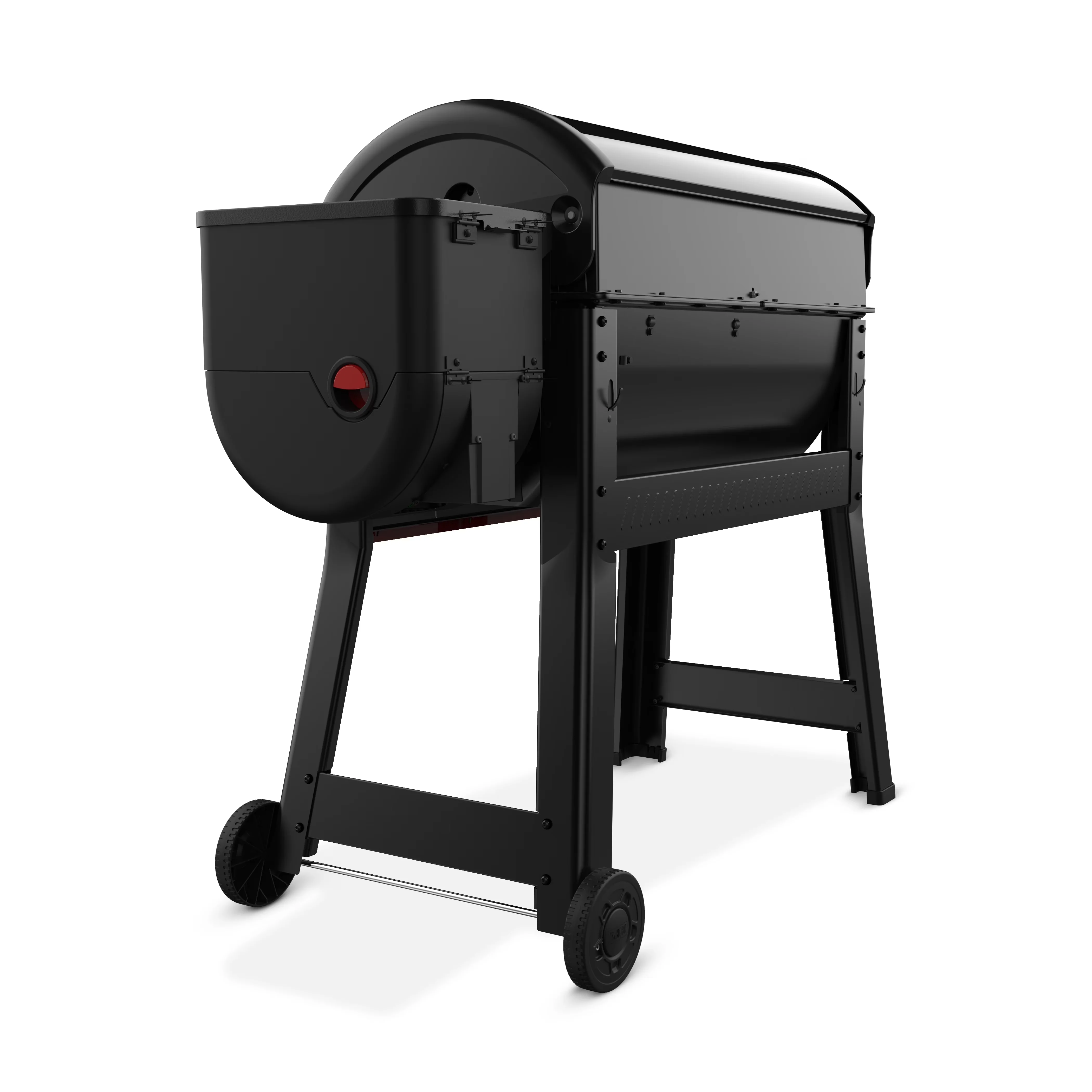 Innovative Smoker with Digital Temperature Control, 34 Inch Wood Fired Pellet - Porcelain Enamel Black Model 5ECE46