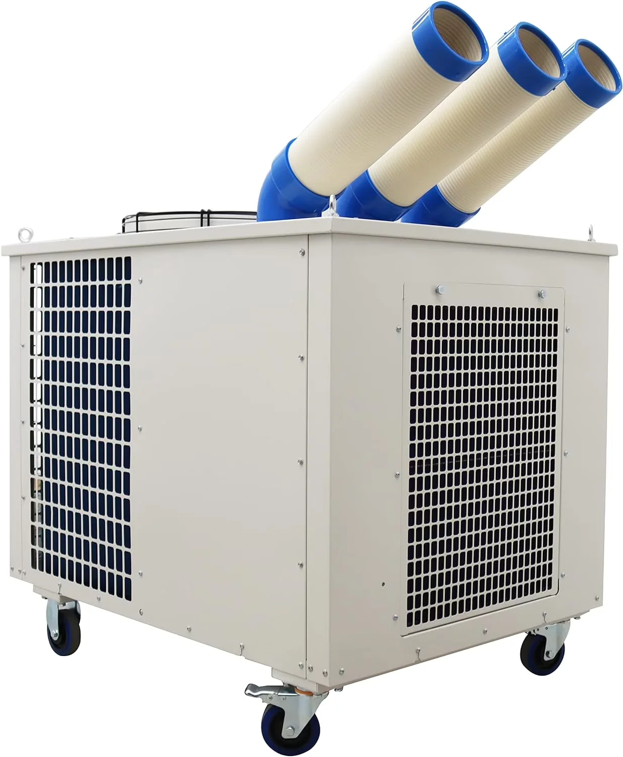 Efficient Air Conditioner with 220V, Self-Diagnostic Technology - White + Blue Model 54C345
