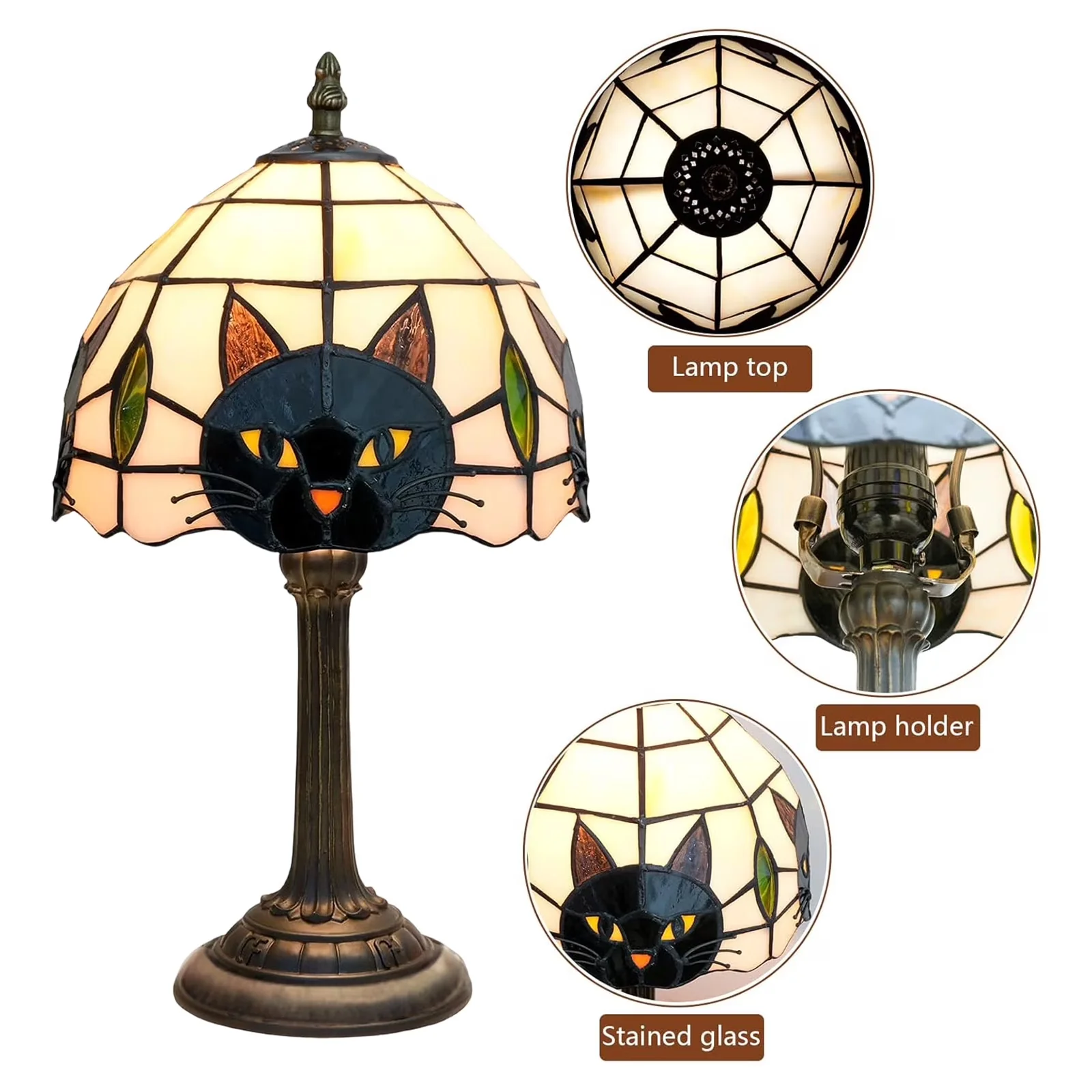 Modern Lamp with LED, Dimmable, Bedside Lamps - Multicolor Resin for Bedroom, Office Model 651D0E