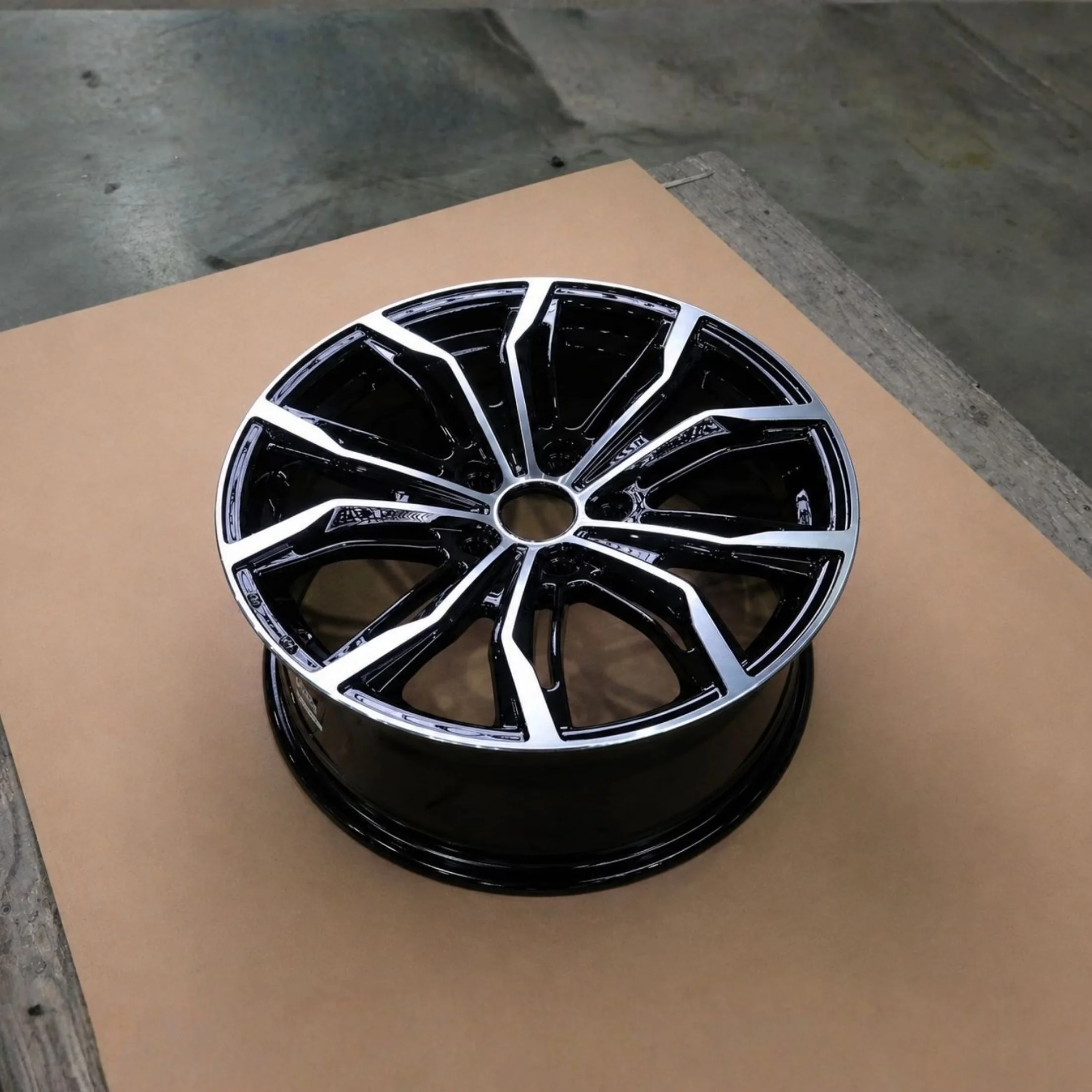 Wheels And Rim Reliable with 17 inch Black Machined Alloy Wheel 5x100 - Alloy Black Machined Model 2AF667