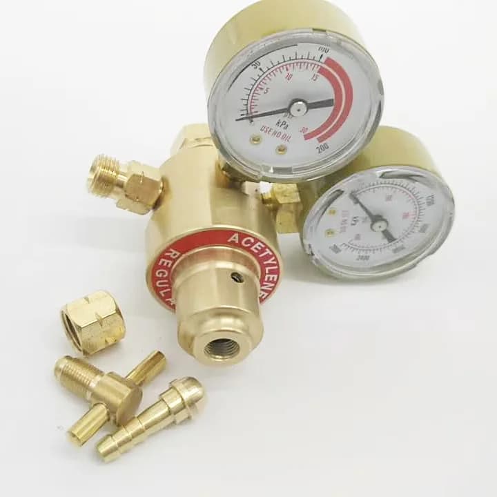 Quality Air Tools Compressor with Compatible with most Victor Type Kit., Made of solid brass. - Brass Model AEF3E0