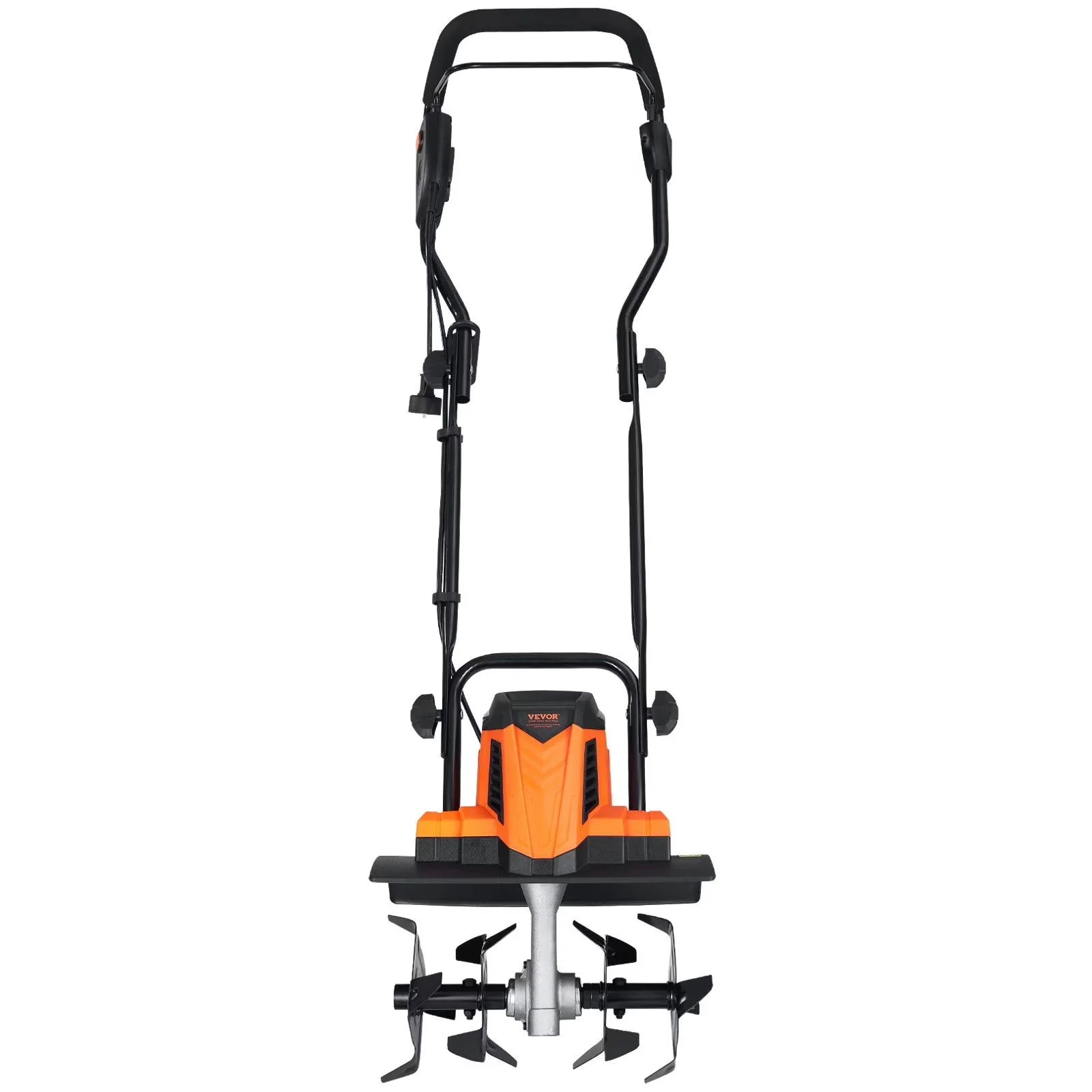 Compact Trillers Cultivator with Steel Tines, 14" Tilling Width, 10 Amp Electric Tiller for Garden - Model 91E4D2