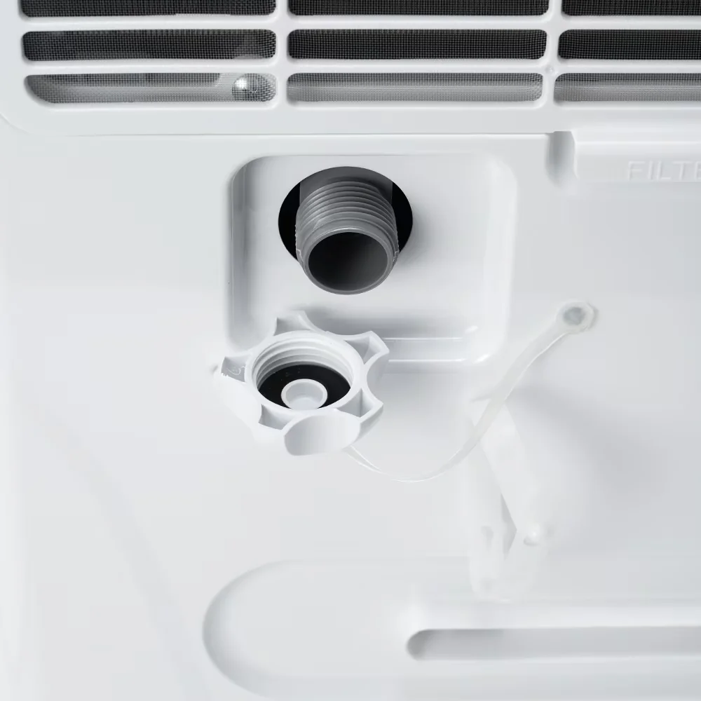Durable Dehumidifier with Adjustable Humidistat, Easy to use, 645 sq. ft. 50 pt. - Silver Model 8BB8A0