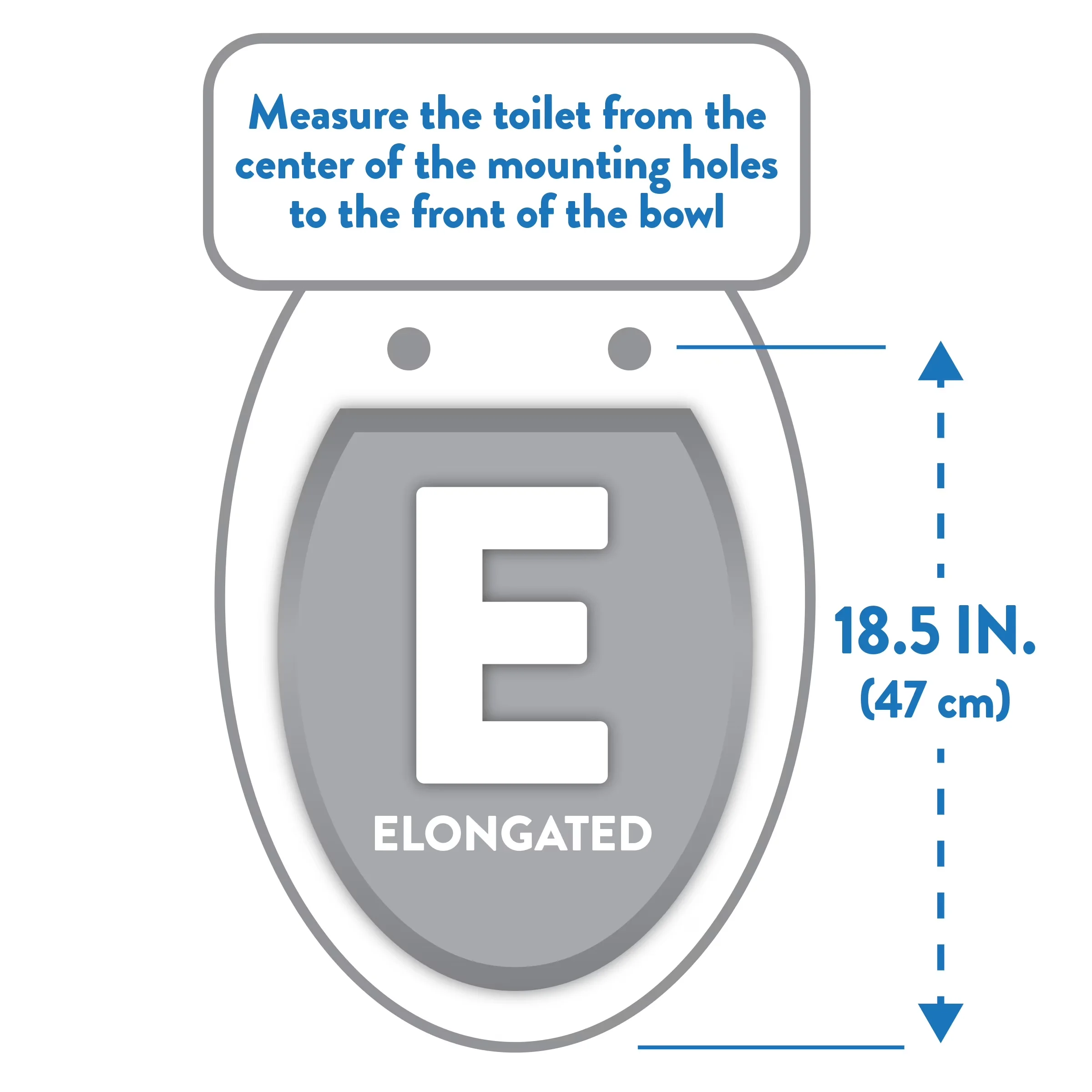 Sleek Toilet Seats And Lid with Easy Installation, Elongated Resin Decorative Seat - Resin Silver Model 5850BC