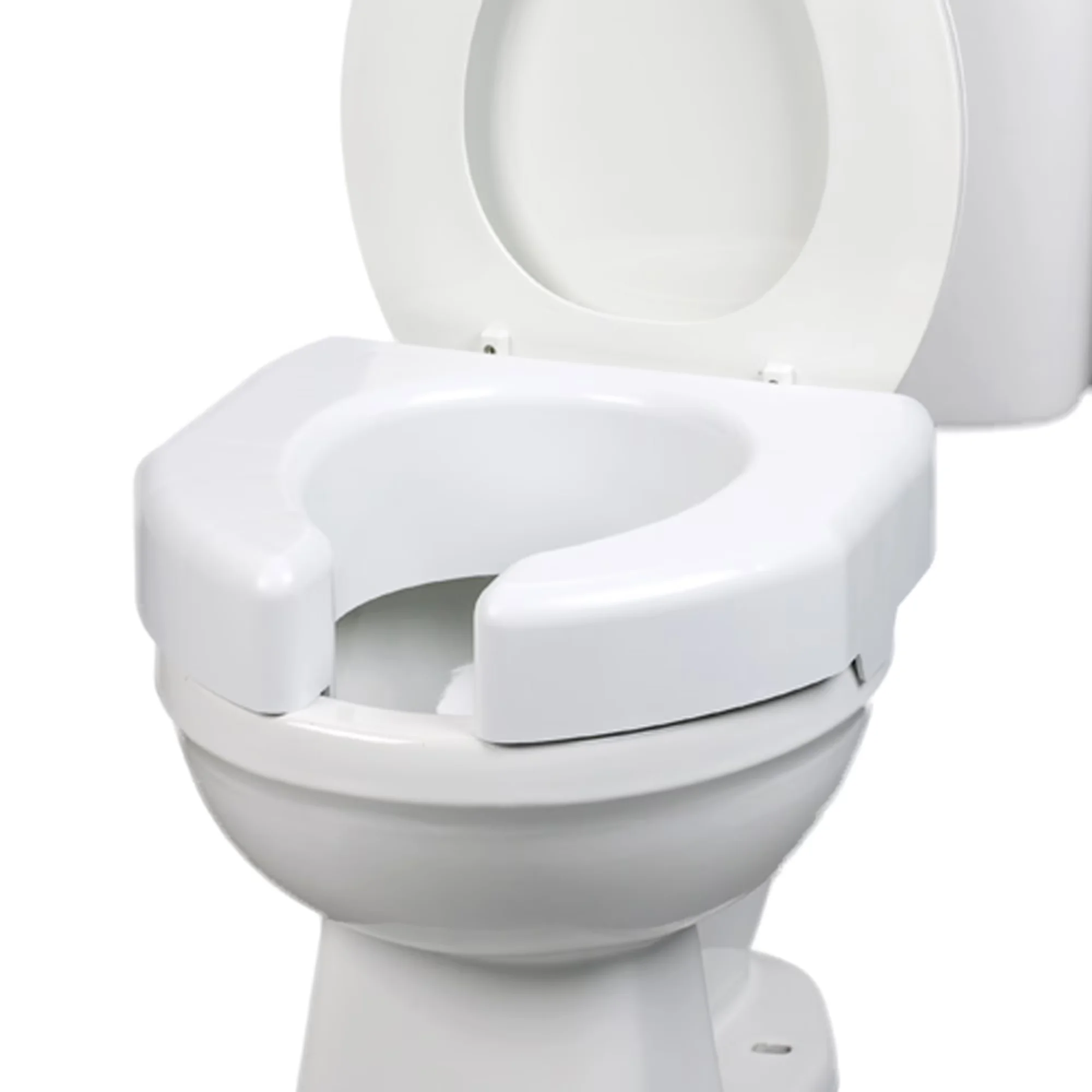 Classic Toilet Seats And Lid with Easy Installation, 4-1/2 x 14-7/8 x 16-1/8 inches - Plastic White Model BDF537