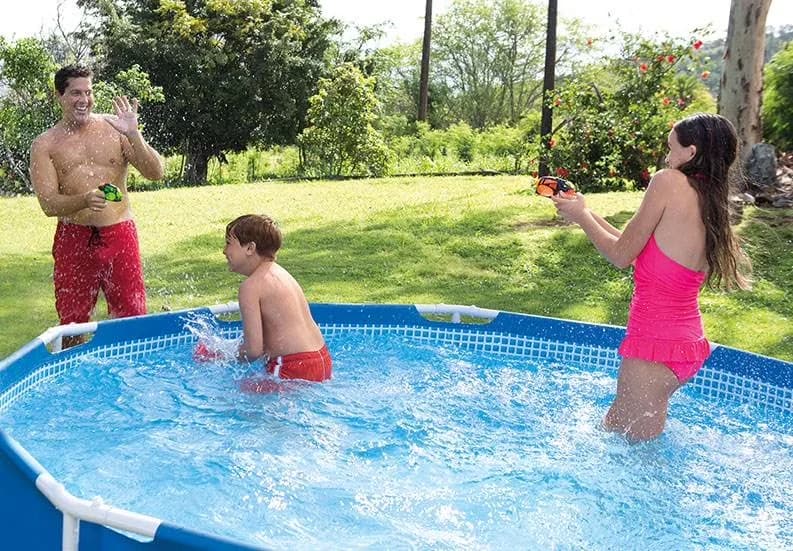 Classic Above Ground Pool - Blue 12ft - Industrial Grade Model 834EBD