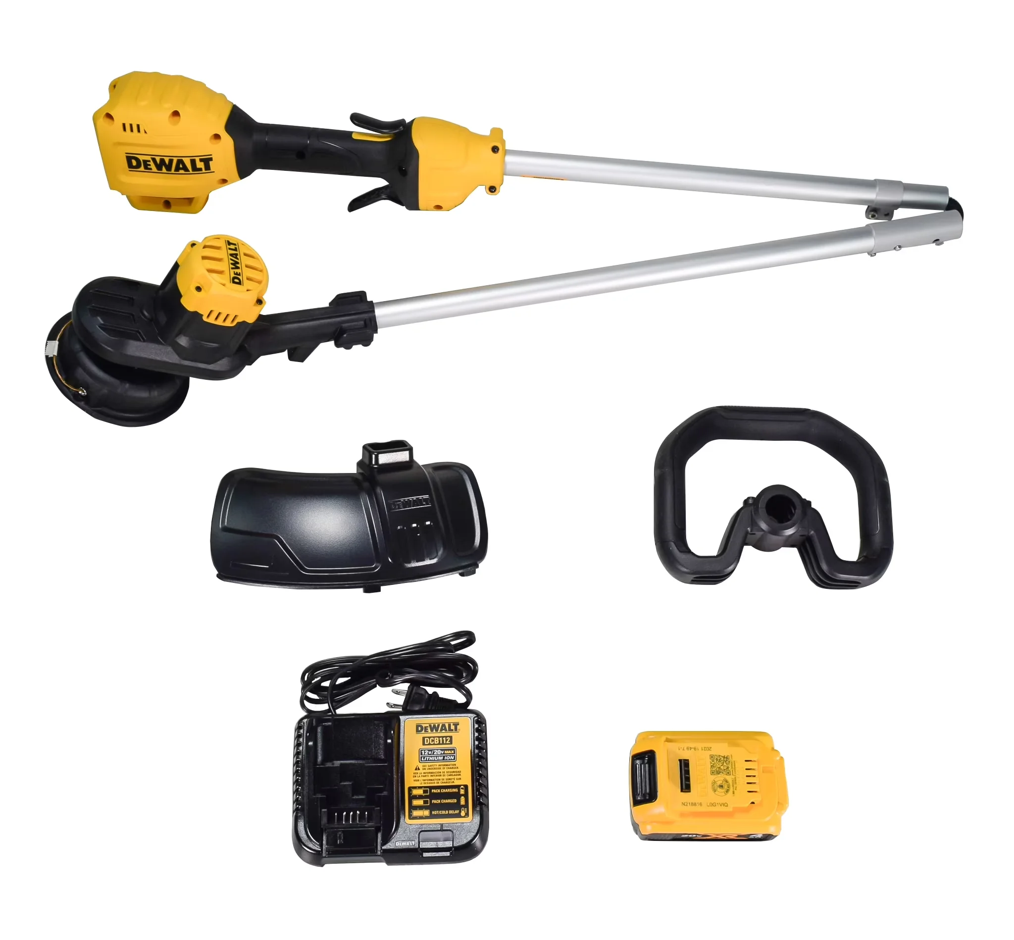 Professional String Trimmer with Battery, 20 Volt Max 13-Inch Lithium-Ion Cordless - Model F7B600