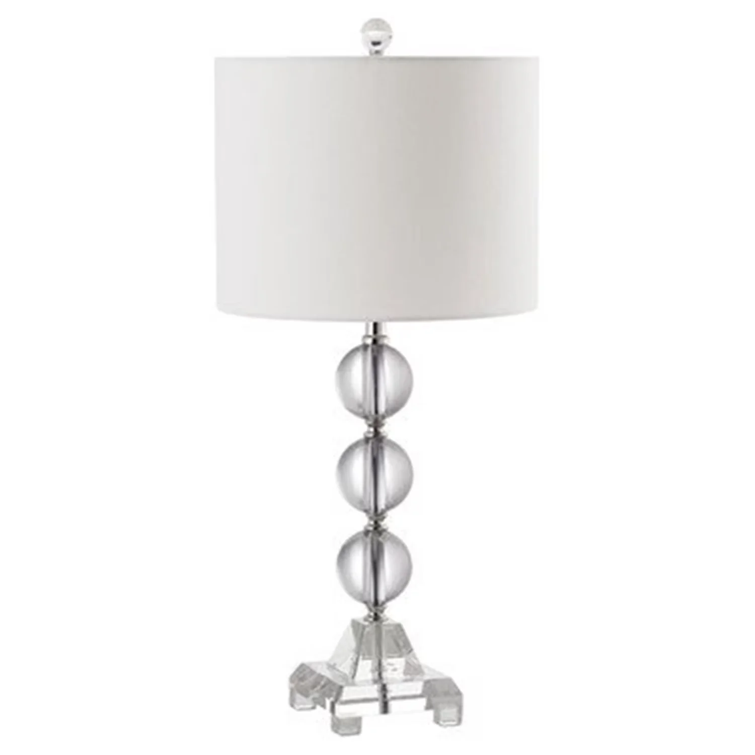 Innovative Lamp Set with Traditional, Fiona 23.5-Inch H Crystal Table - Clear Crystal Model 4001DE