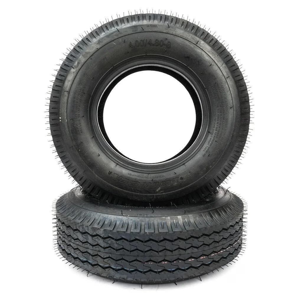 Modern Lawn Mower Tire with PLY: 4; Tire Size: 4.80-8, 2PCS 4 PR Trailer Tires - Model 7A0690