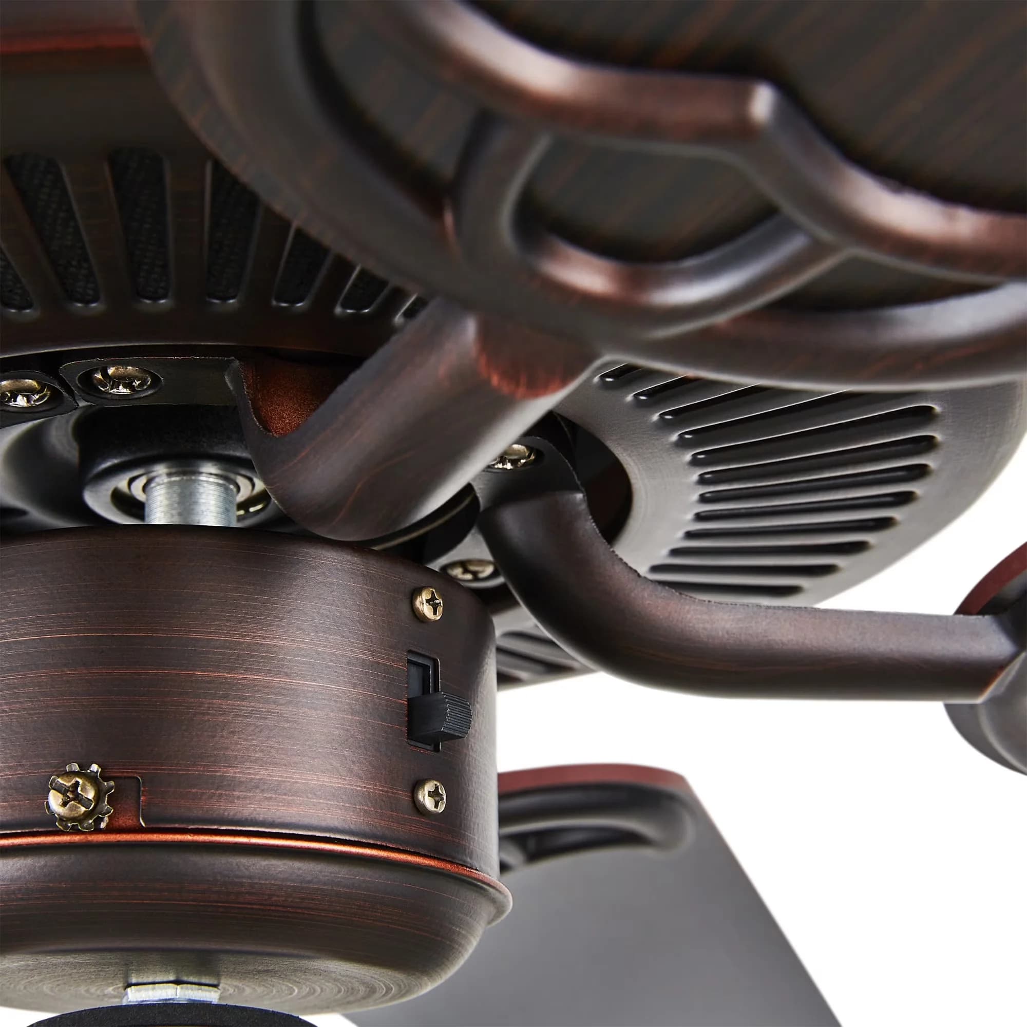 Innovative Ceiling Fan with LED, Modern, 52 Inch 5 Blade - Glass Bronze Model 42BB8F