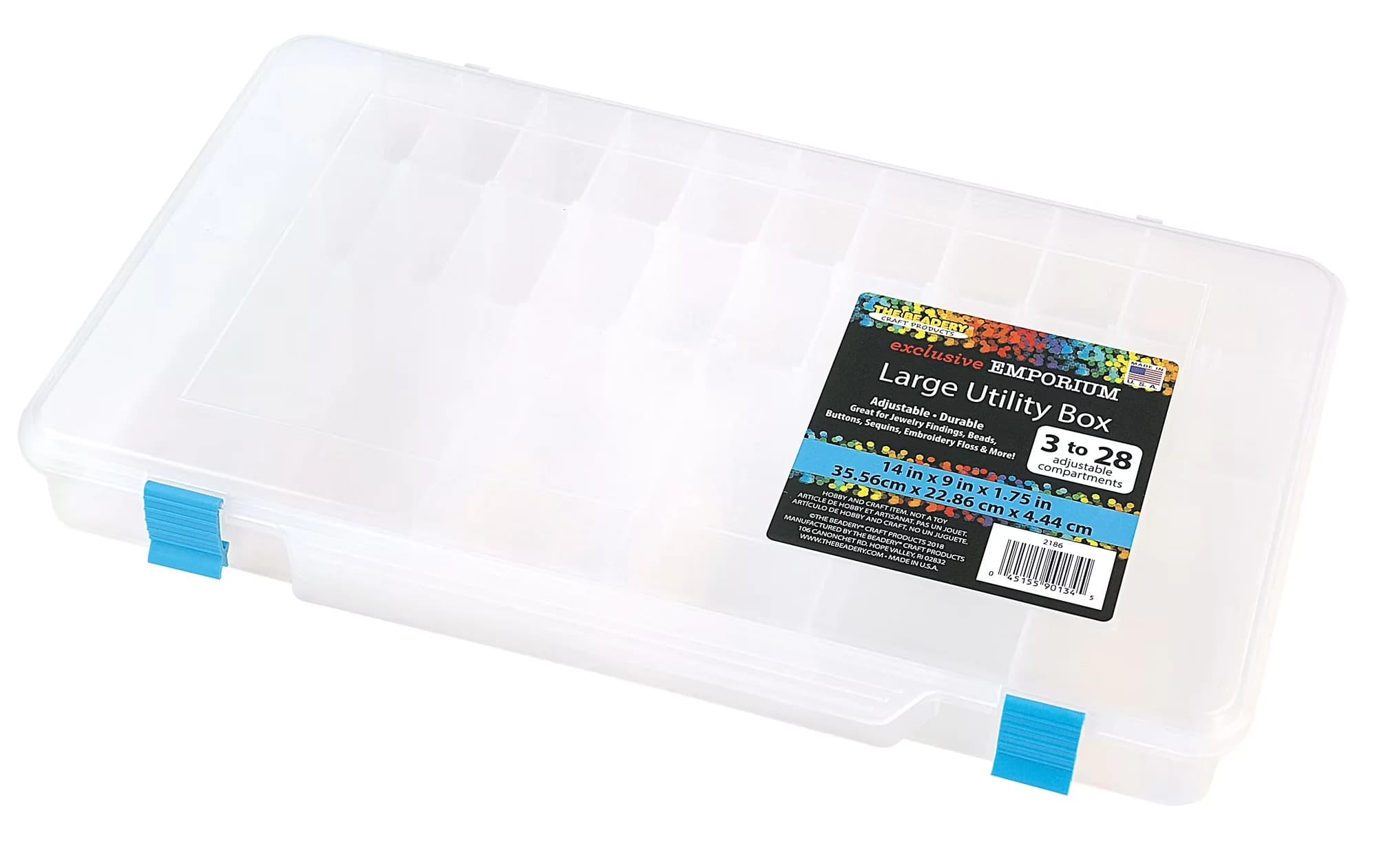 Garage Storage Supply Quality with Water-Resistant, Portable - Clear Plastic Model D00CC0