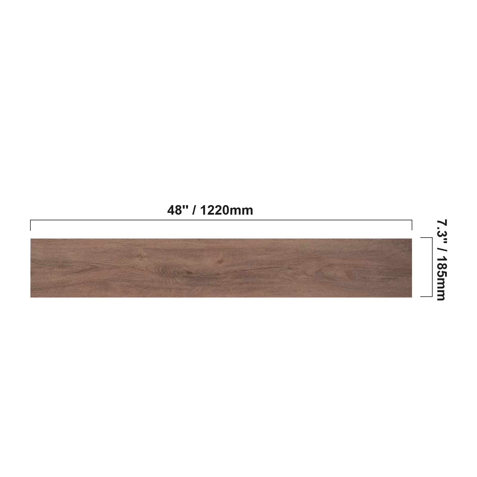 Compact Grey Vinyl Flooring Vinyl Plank Flooring with Stain Resistant, Waterproof - Vinyl Brown for Home Model D06912