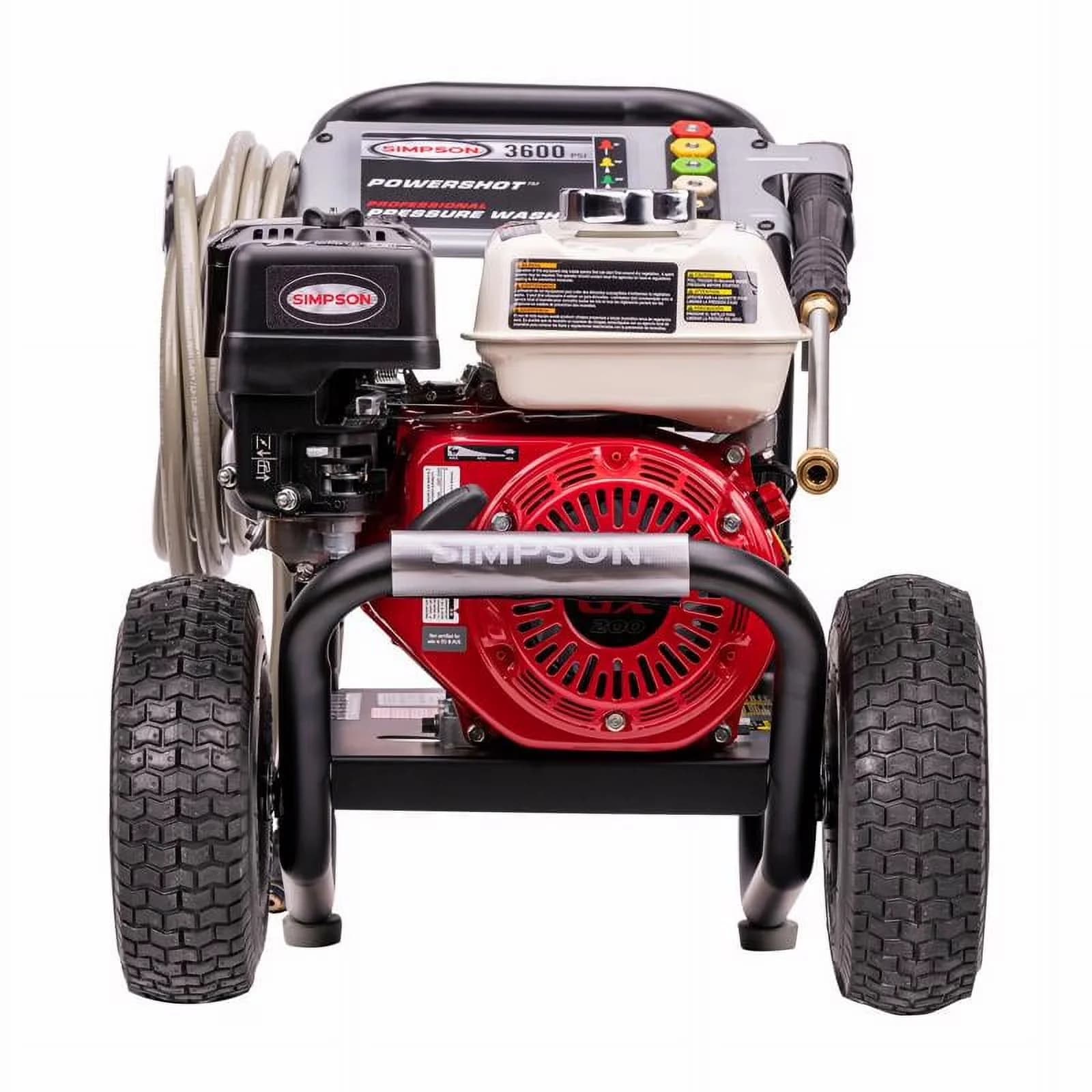 Sleek Pressure Washer with Quick Connect Tips, UPC : 879399003684, PRESSURE WASHER 3600PSI - Model 1A5F01