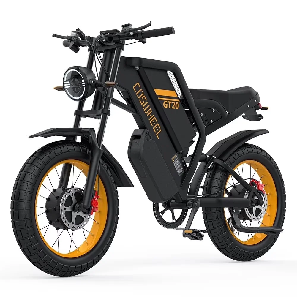 Electric Bike Sleek with Battery, 48V, Adjustable Speed - GT20 - Satisfaction Guaranteed Model A2C53E
