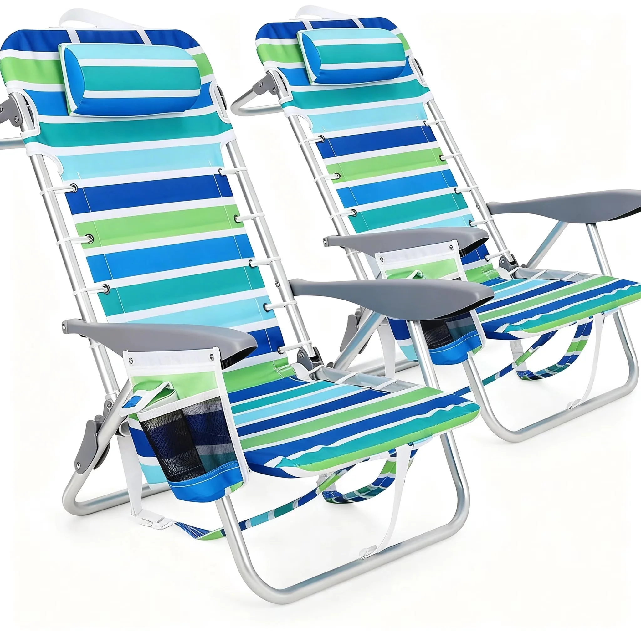 Beach Chair Versatile with Folding, Rust Resistant, Rocking - Multicolor Model B2F580