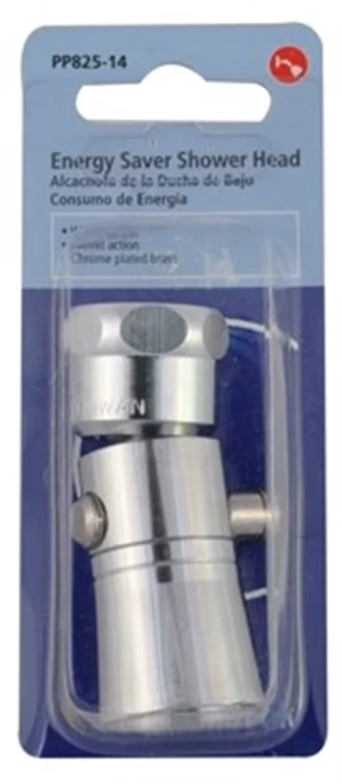 Shower Head Professional with Brass, PP825-14 Energy Saver Series, 2 gpm - Brass Silver Model DA91CD