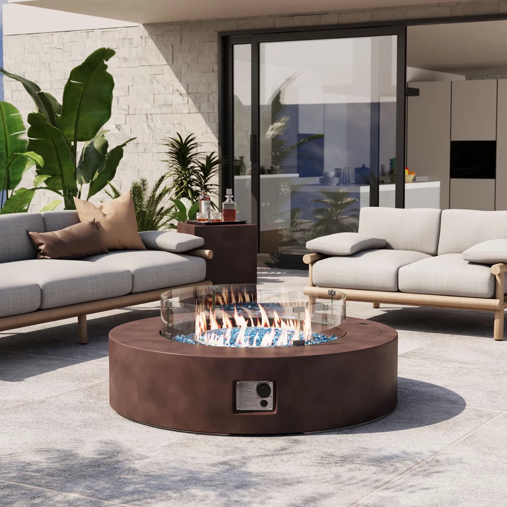 Outdoor Heating Classic with 50000 BTU, Weatherproof, Adjustable Flame - Model 11FED4