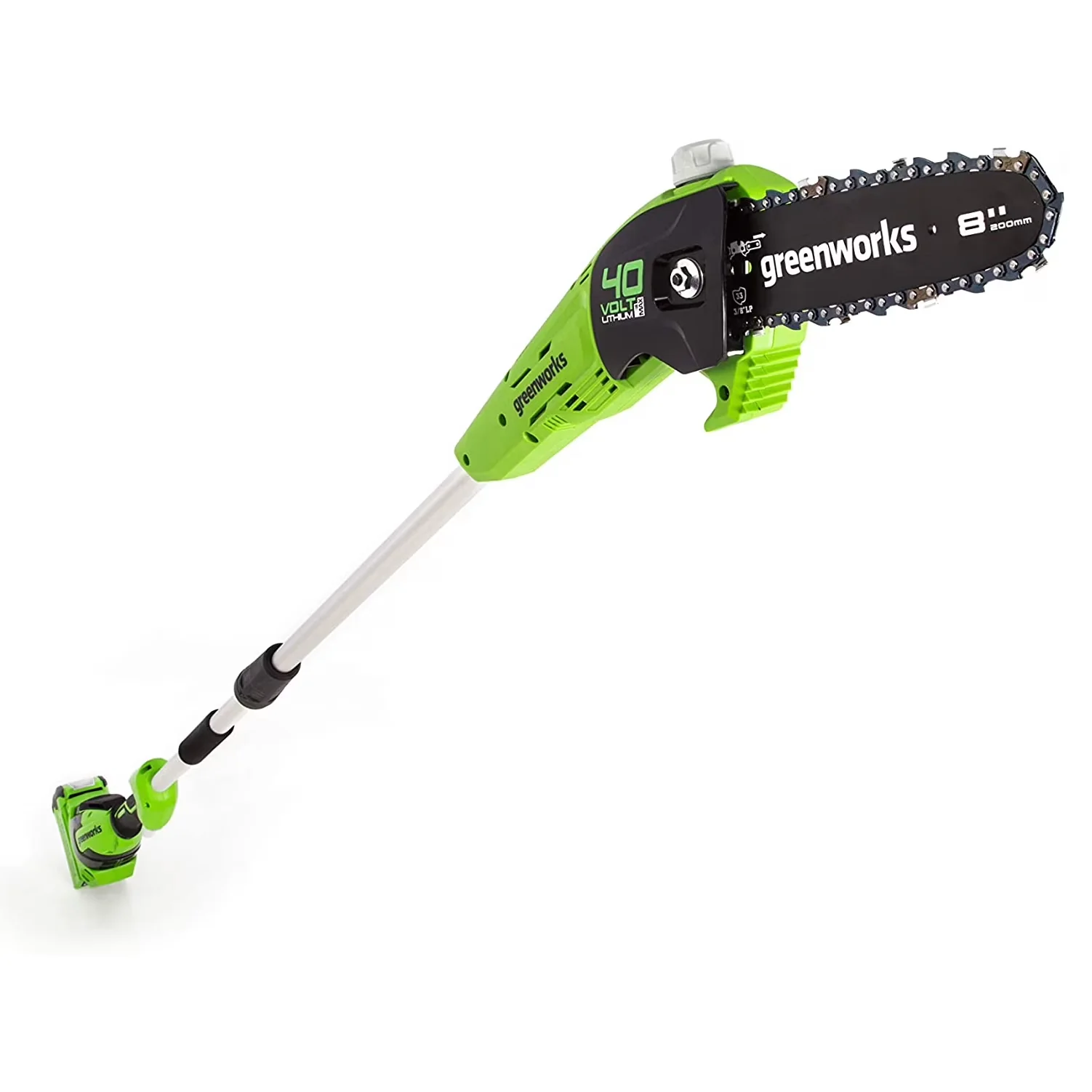 Compact Pole Saw with Battery, 40V, Bumper Spikes - Premium Collection Model 60E5F1