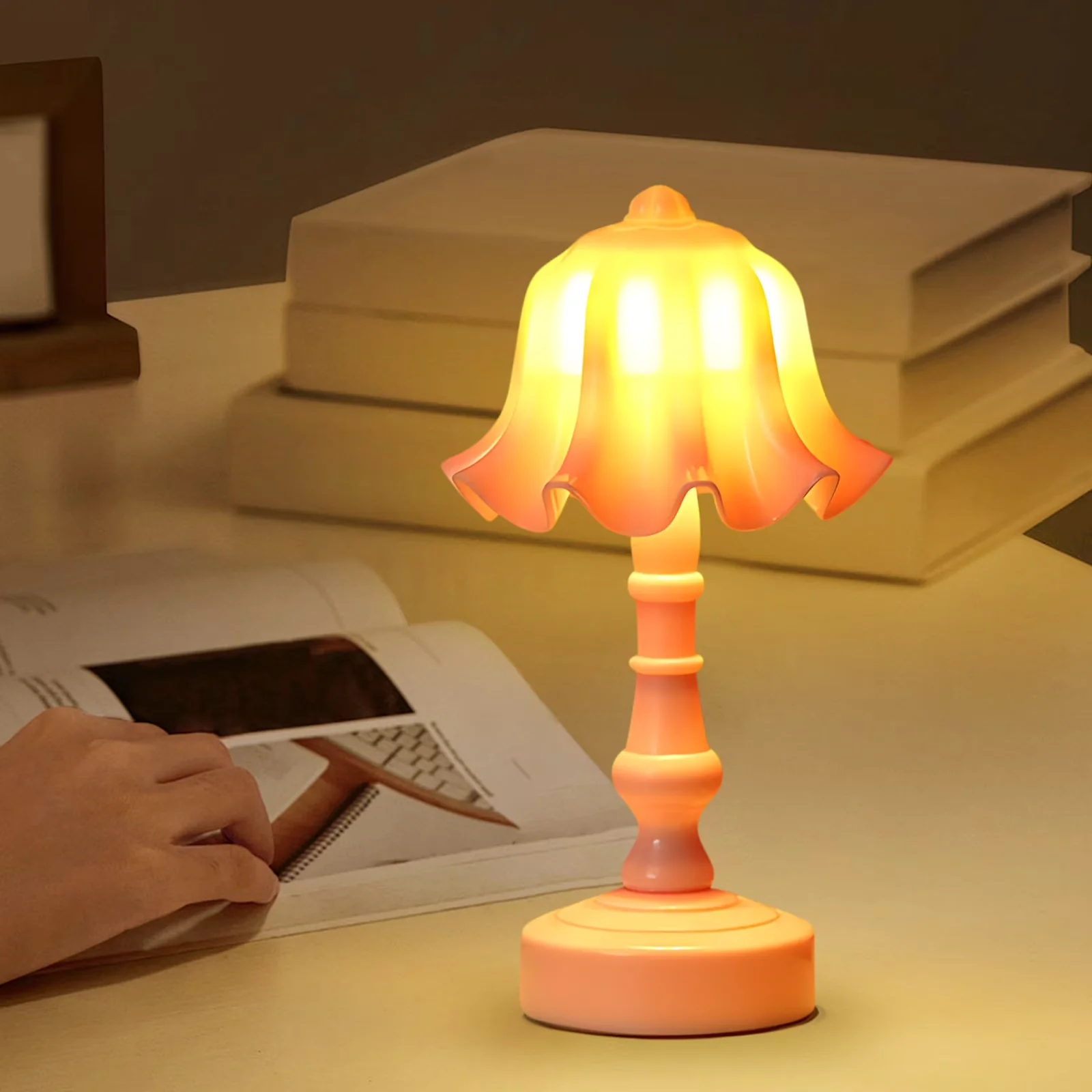 Modern Desk Lamp with LED, Battery - Multicolor Plastic for Living Room, Bedroom Model 2A5AEC