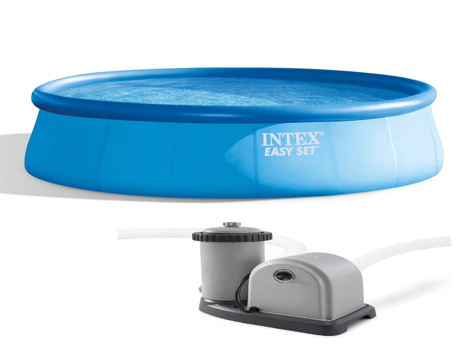 Above Ground Pool Compact with 18ft X 48in Easy Swimming Set, No tools needed for setup - Model ABE6DB