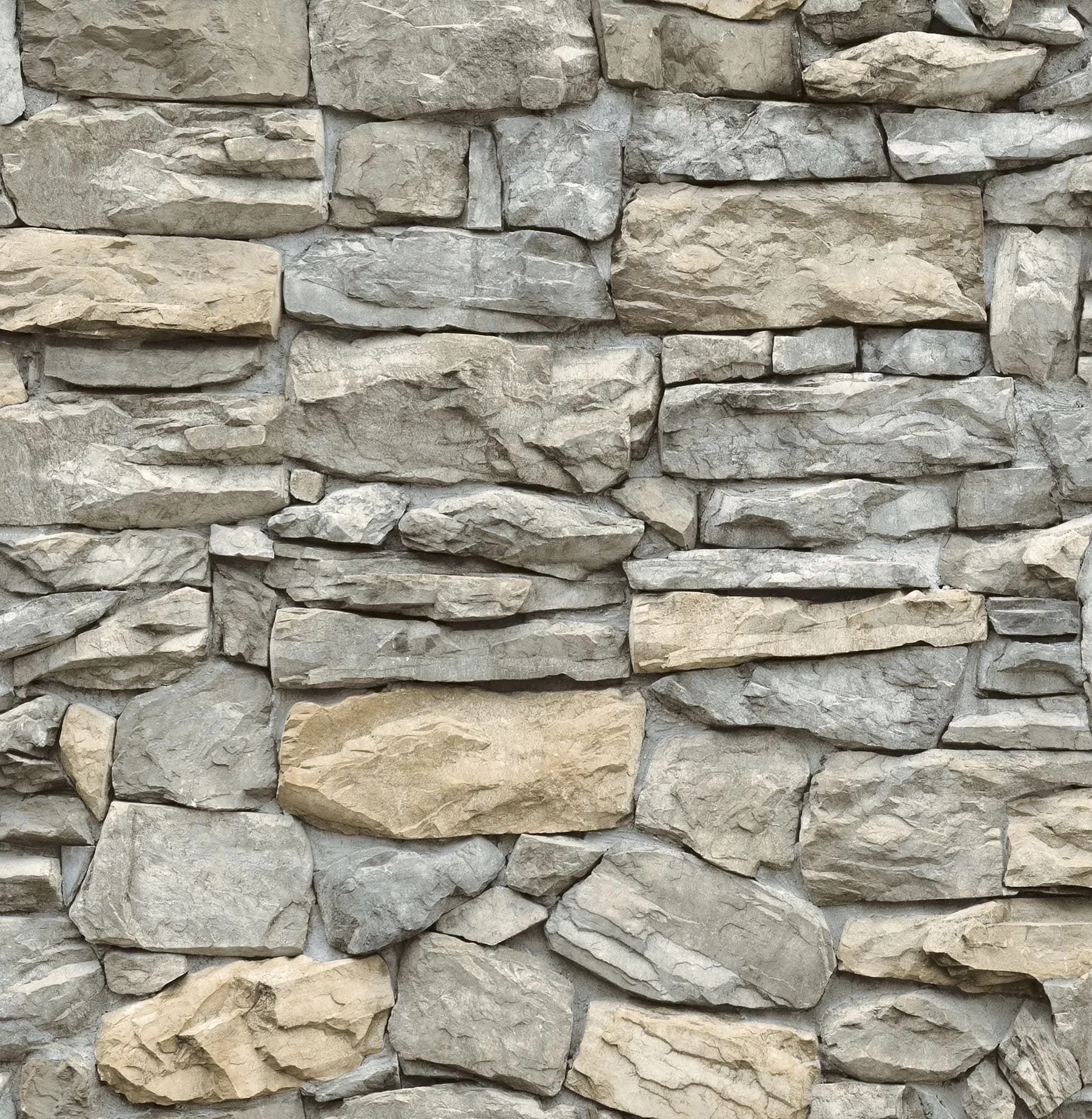 Efficient Wallpaper Wall Decals Wall Covering with Removable, Faux stone peel and stick wallpaper - Gray Vinyl Model C94EEA